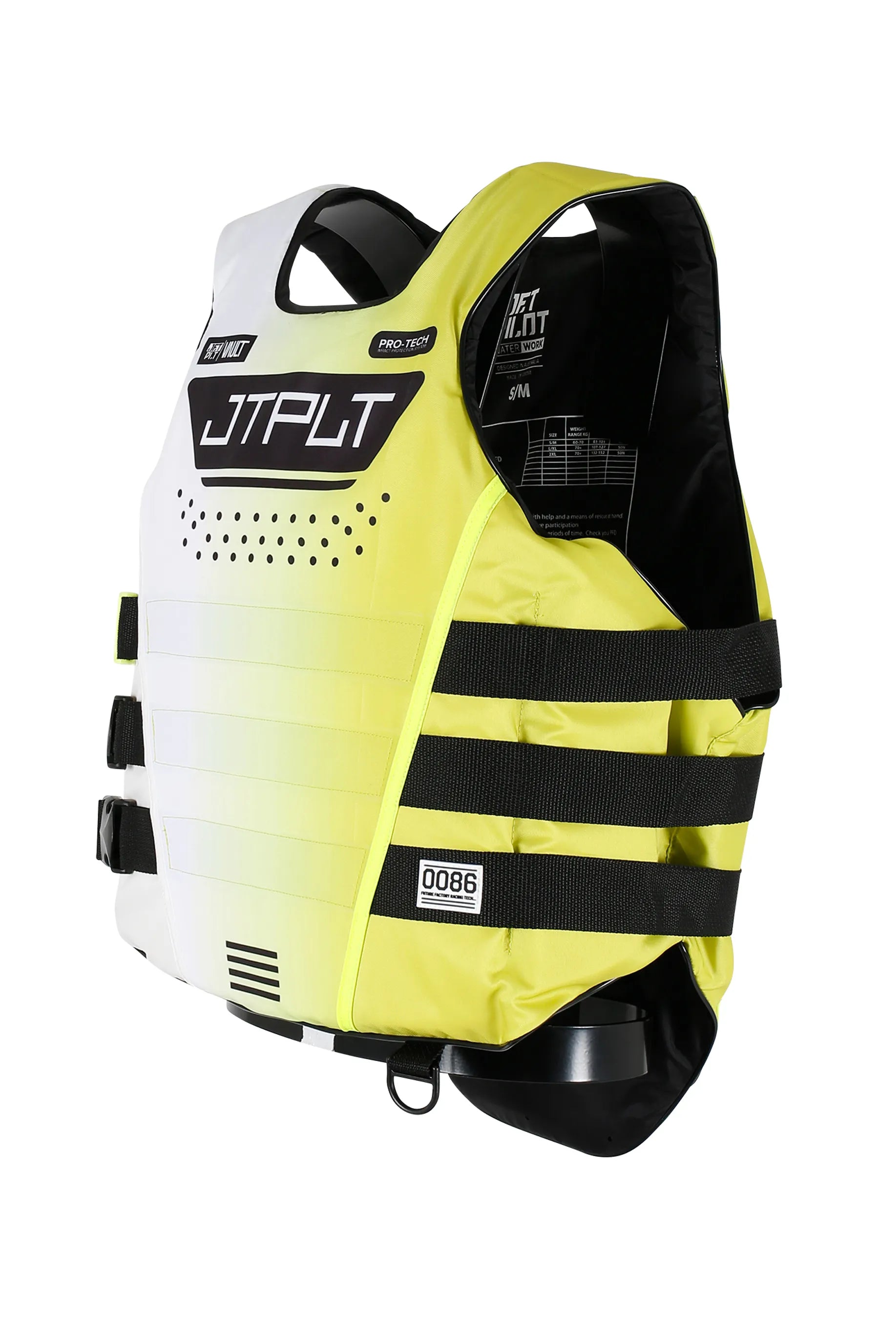 Jetpilot Vault Pro-Tech Side Entry Life Jacket - Yellow