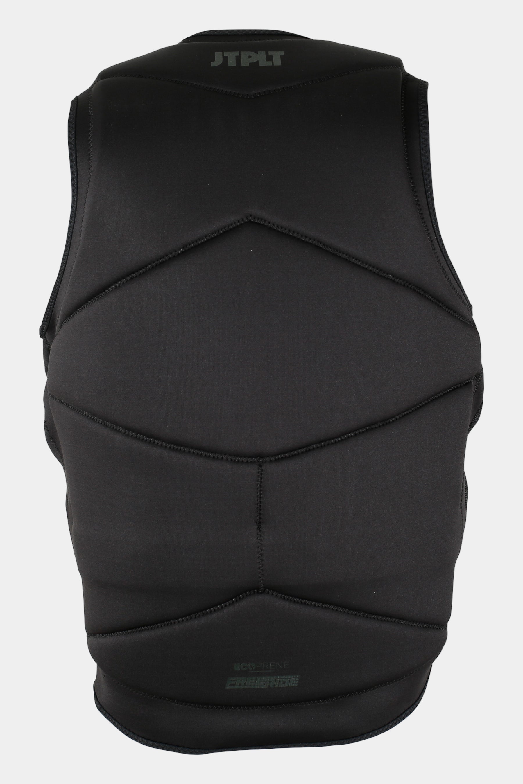 Jetpilot Freeride Life Jacket - Black with 'JTPLT' branding on a white background