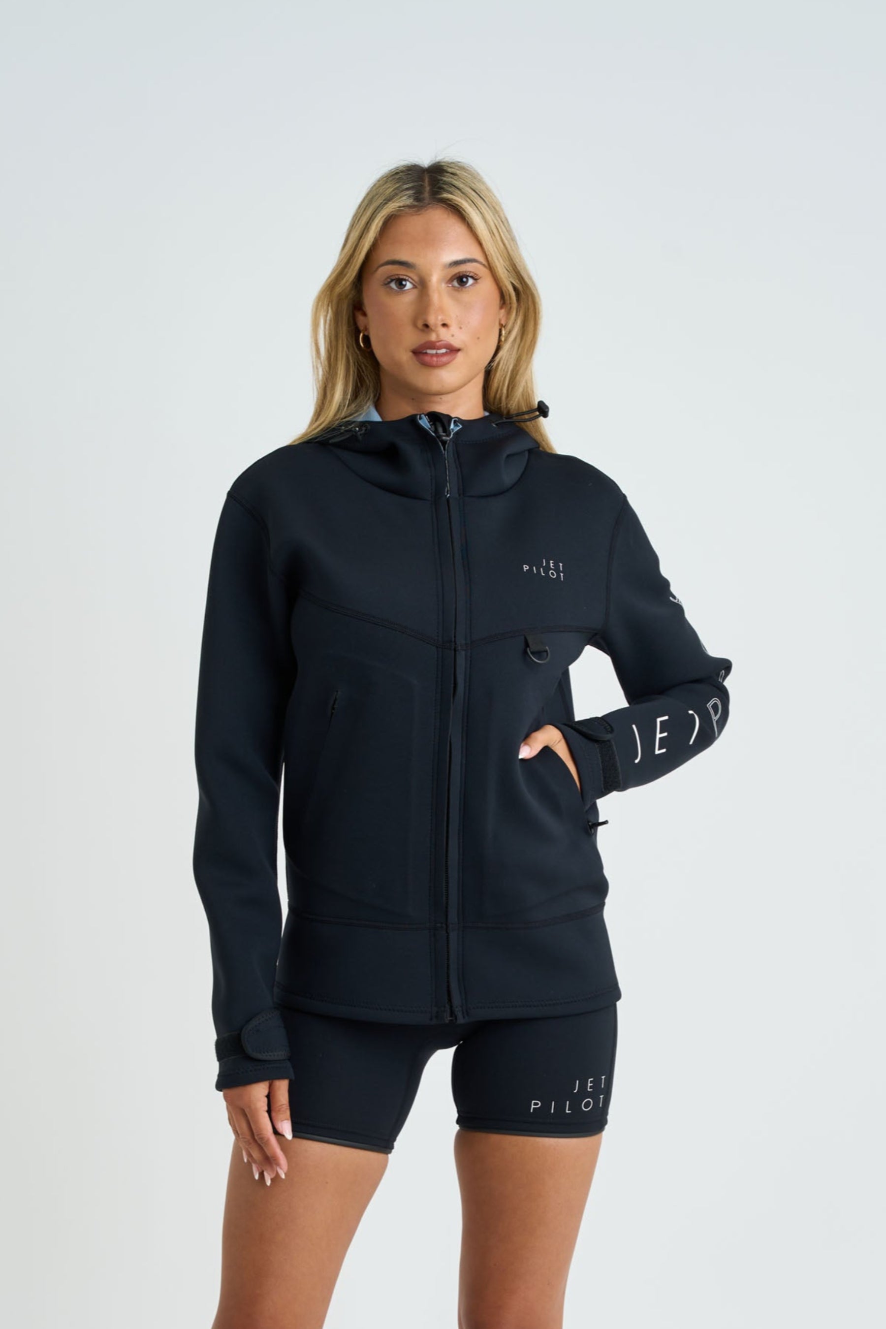 Jetpilot Corp 2mm Ladies Tour Coat - Black — image 2