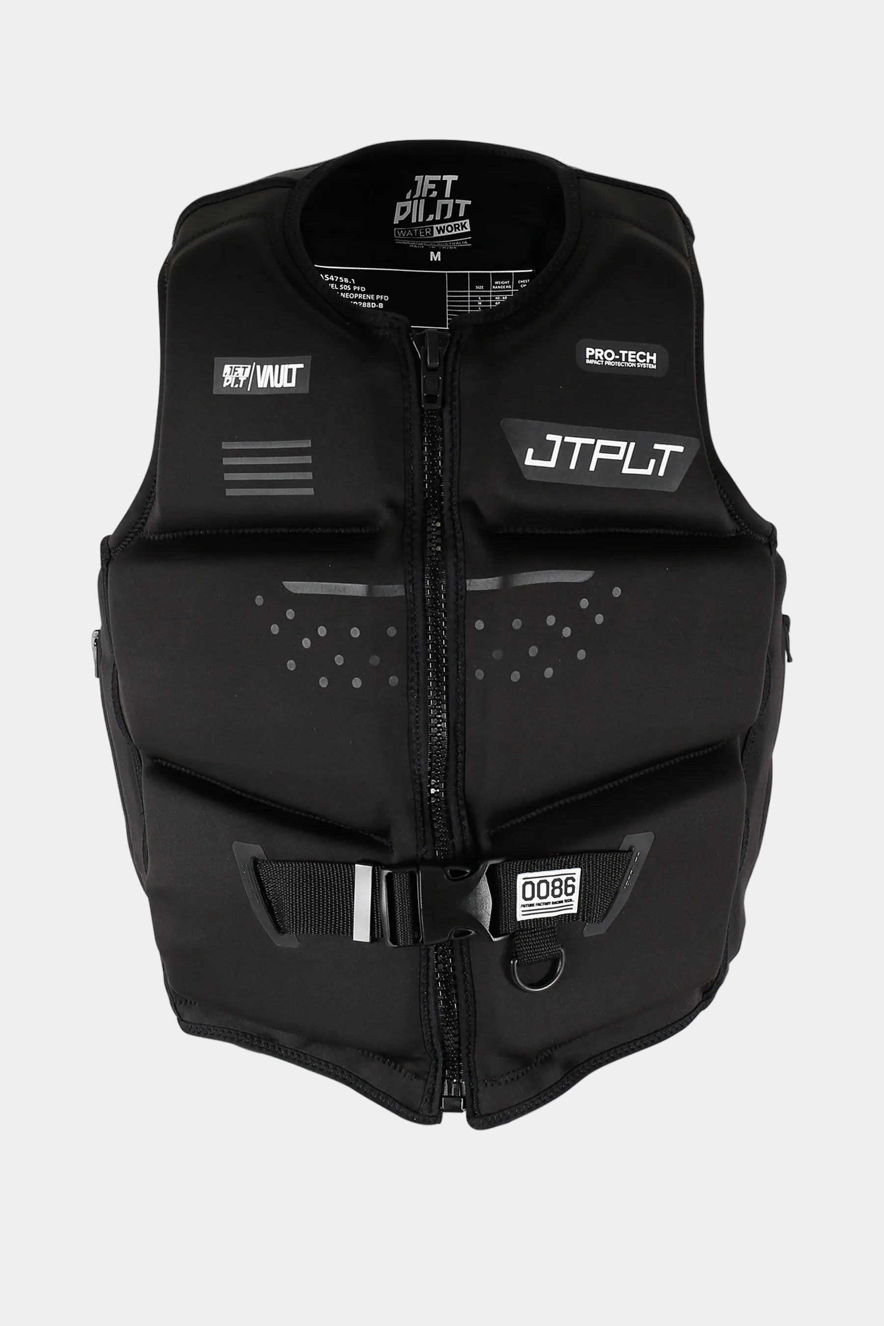 Jetpilot Vault Protech Life Jacket - Black