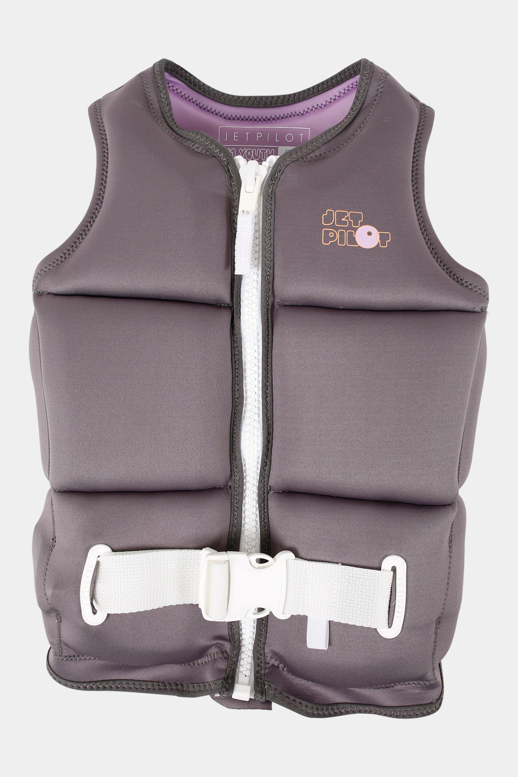 Jetpilot Freeride Girls Life Jacket - Charcoal Front