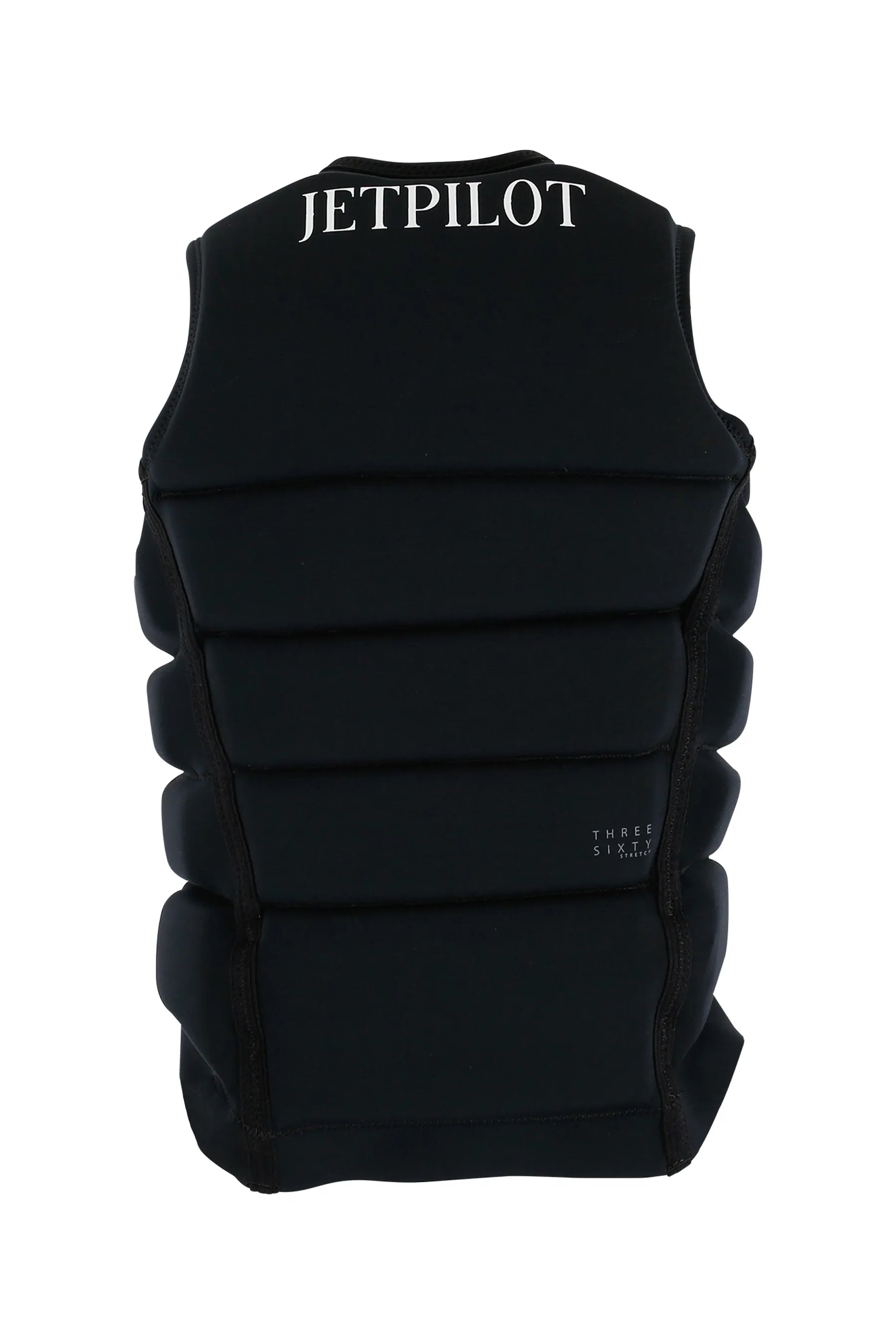 Jetpilot X1 Ladies Life Jacket - Zahra Kell Signature Series - Black with 'JETPILOT' branding on back neck area, on a white background