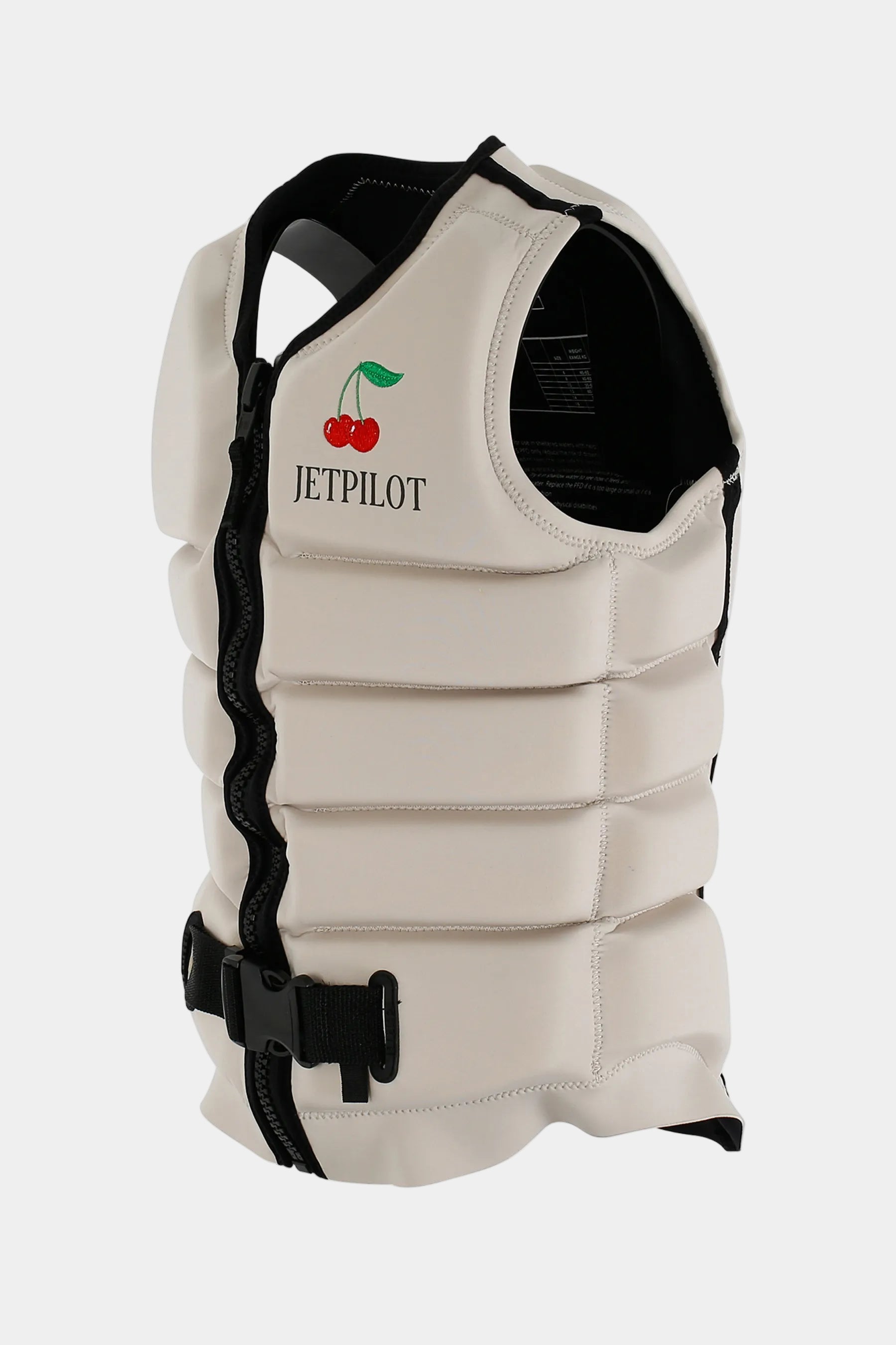 Jetpilot X1 Ladies Life Jacket - Zahra Kell Signature Series - Off White Side Profile