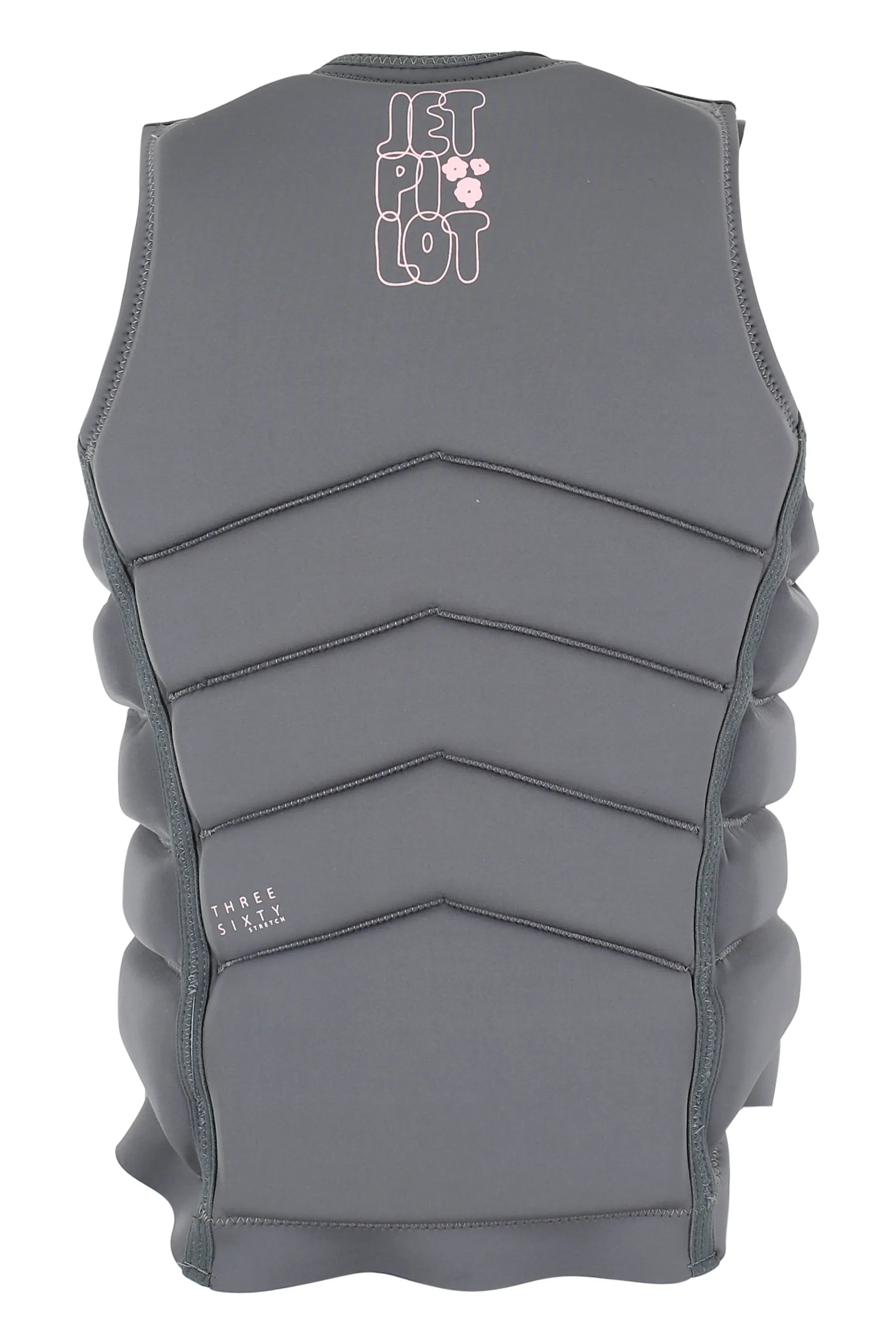 Jetpilot X1 Ladies Life Jacket - Isla - Charcoal 'Jetpilot' branding on a white background