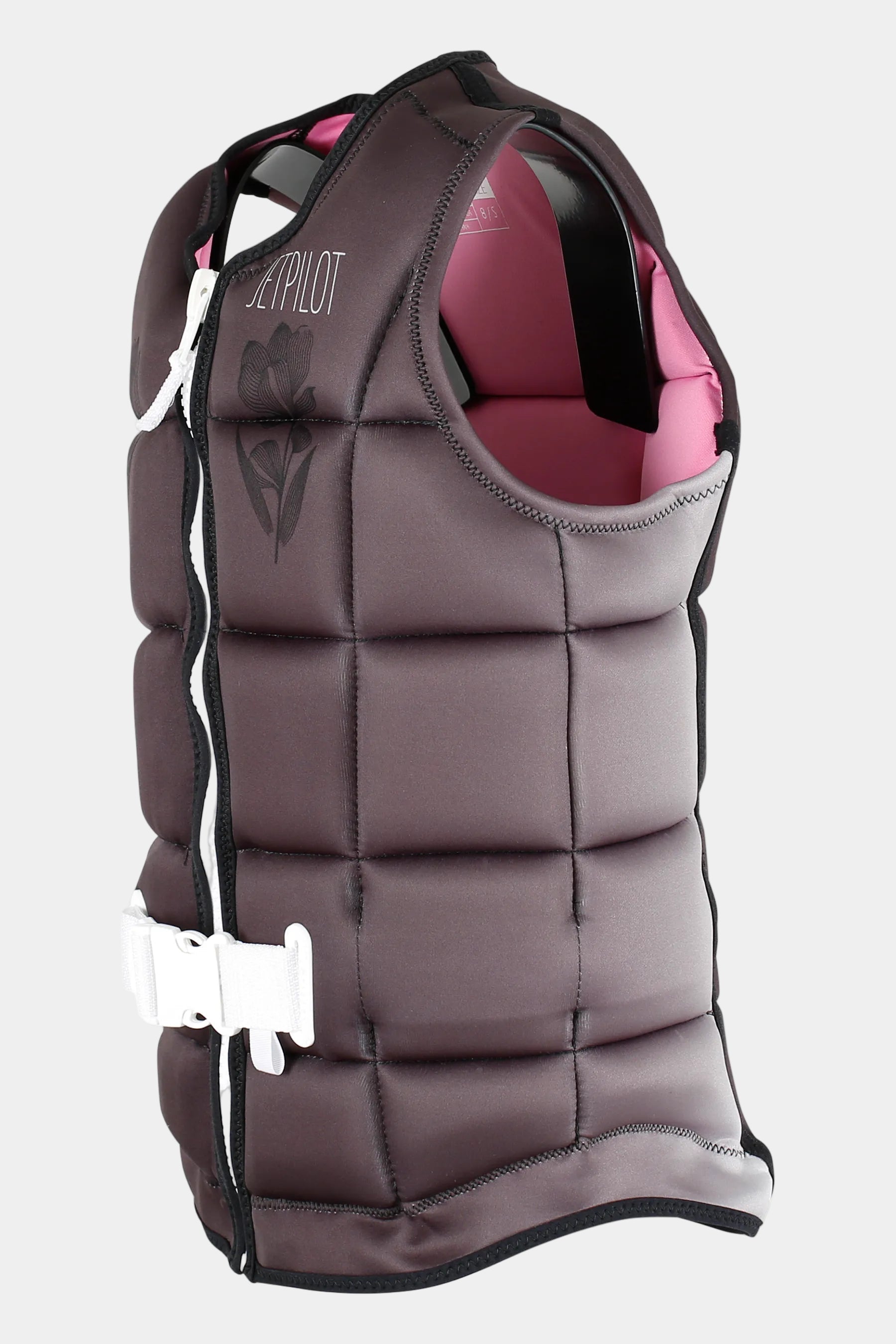Jetpilot Aurora Ladies Life Jacket - Black Side View