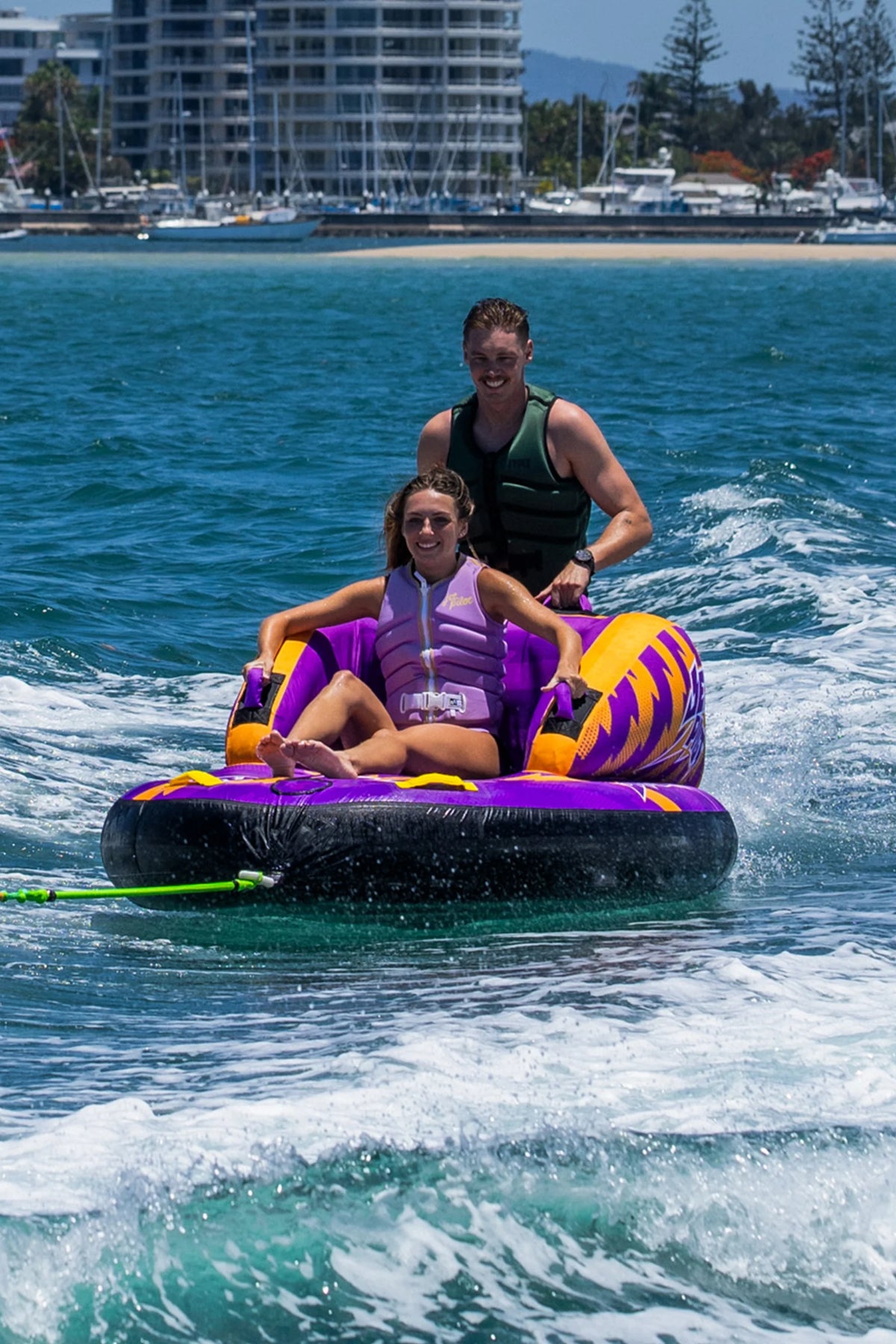 Jetpilot Chaser 2 Person Ski Tube - Purple