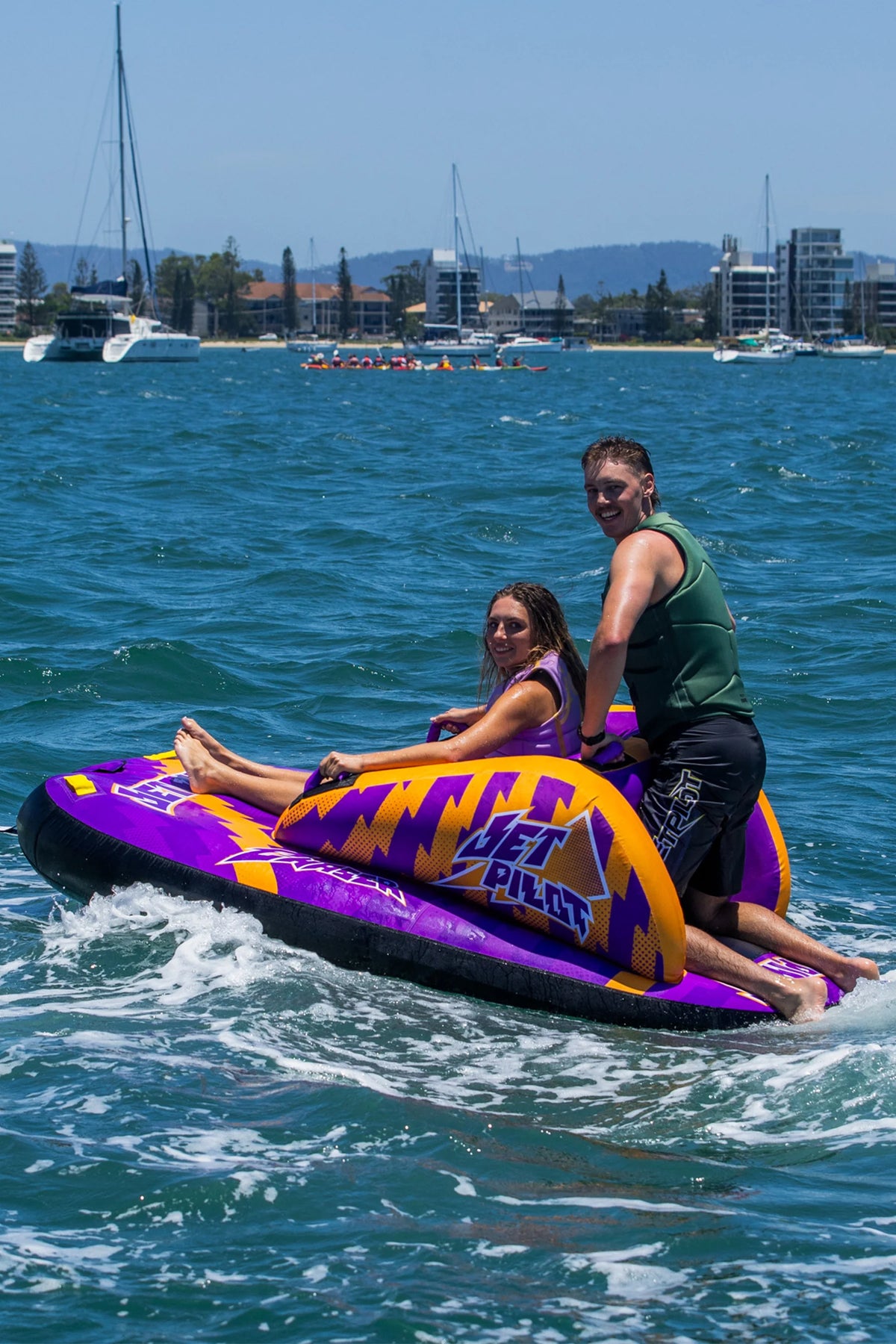 Jetpilot Chaser 2 Person Ski Tube - Purple