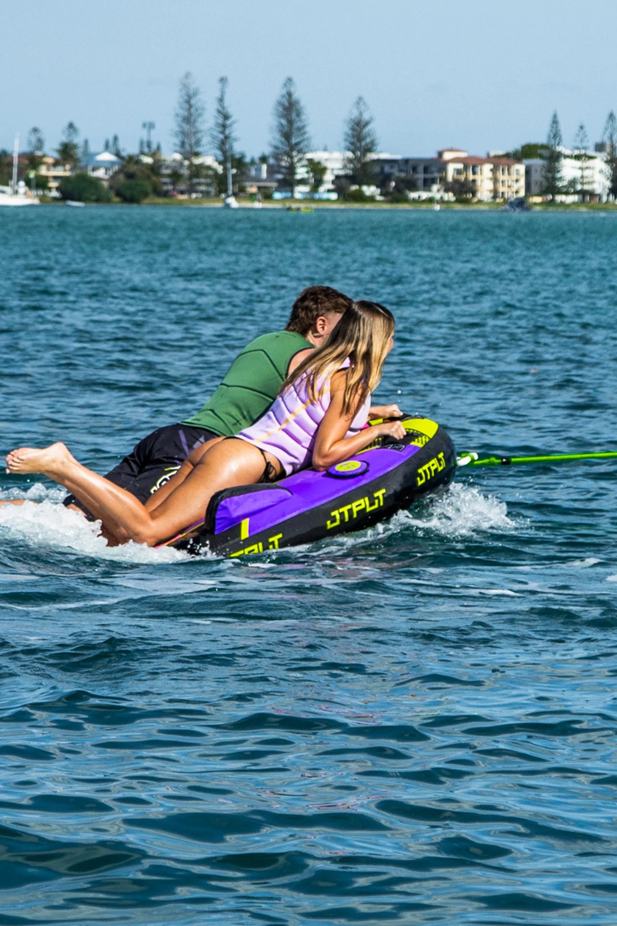 Jetpilot Speedster 2 Person Ski Tube - Yellow/Purple