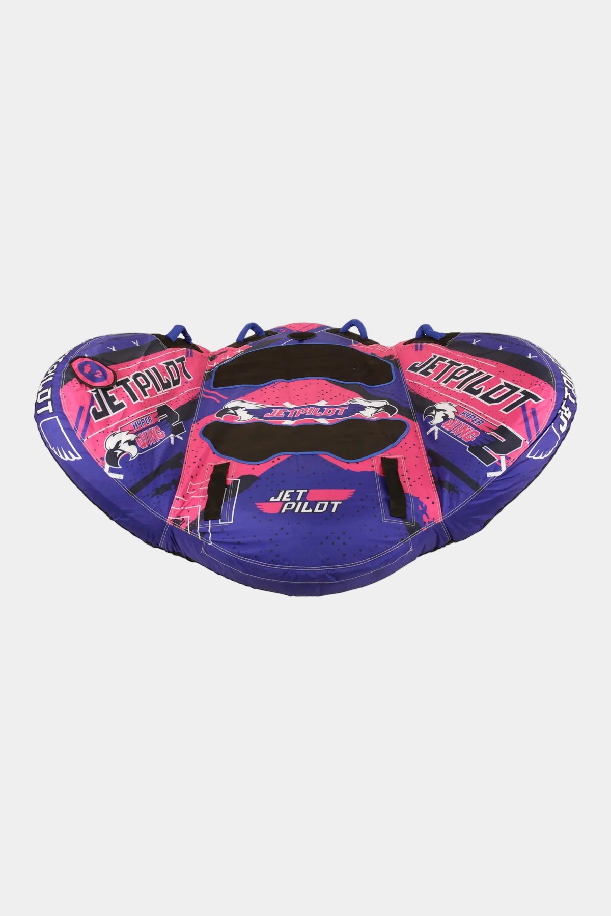 Jetpilot Hyper Wing 2 Person Ski Tube - Blue/Pink