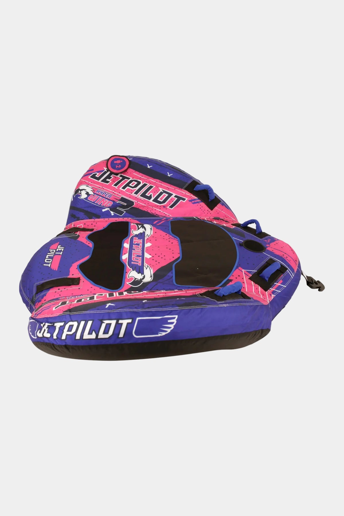Jetpilot Hyper Wing 2 Person Ski Tube - Blue/Pink