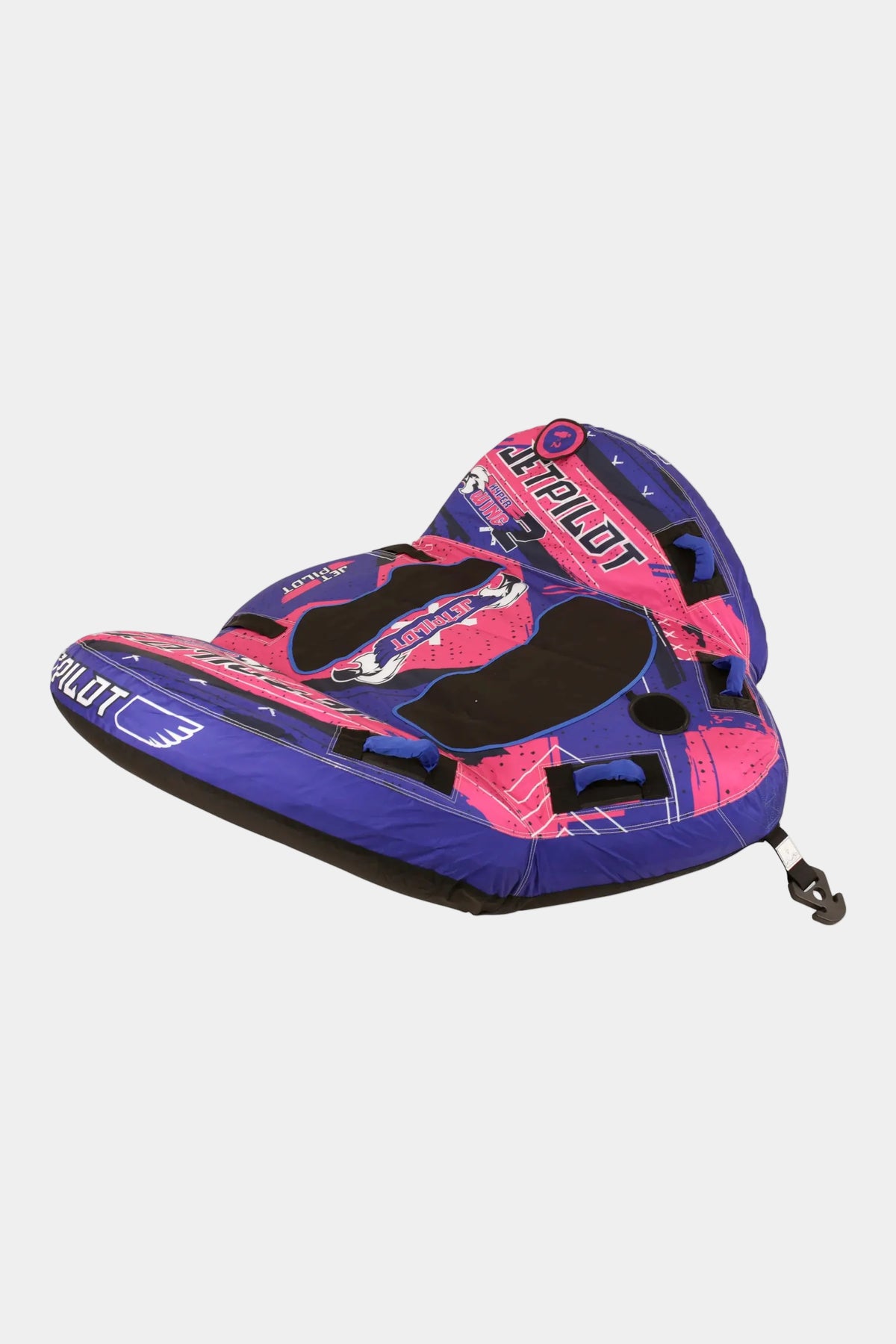 Jetpilot Hyper Wing 2 Person Ski Tube - Blue/Pink