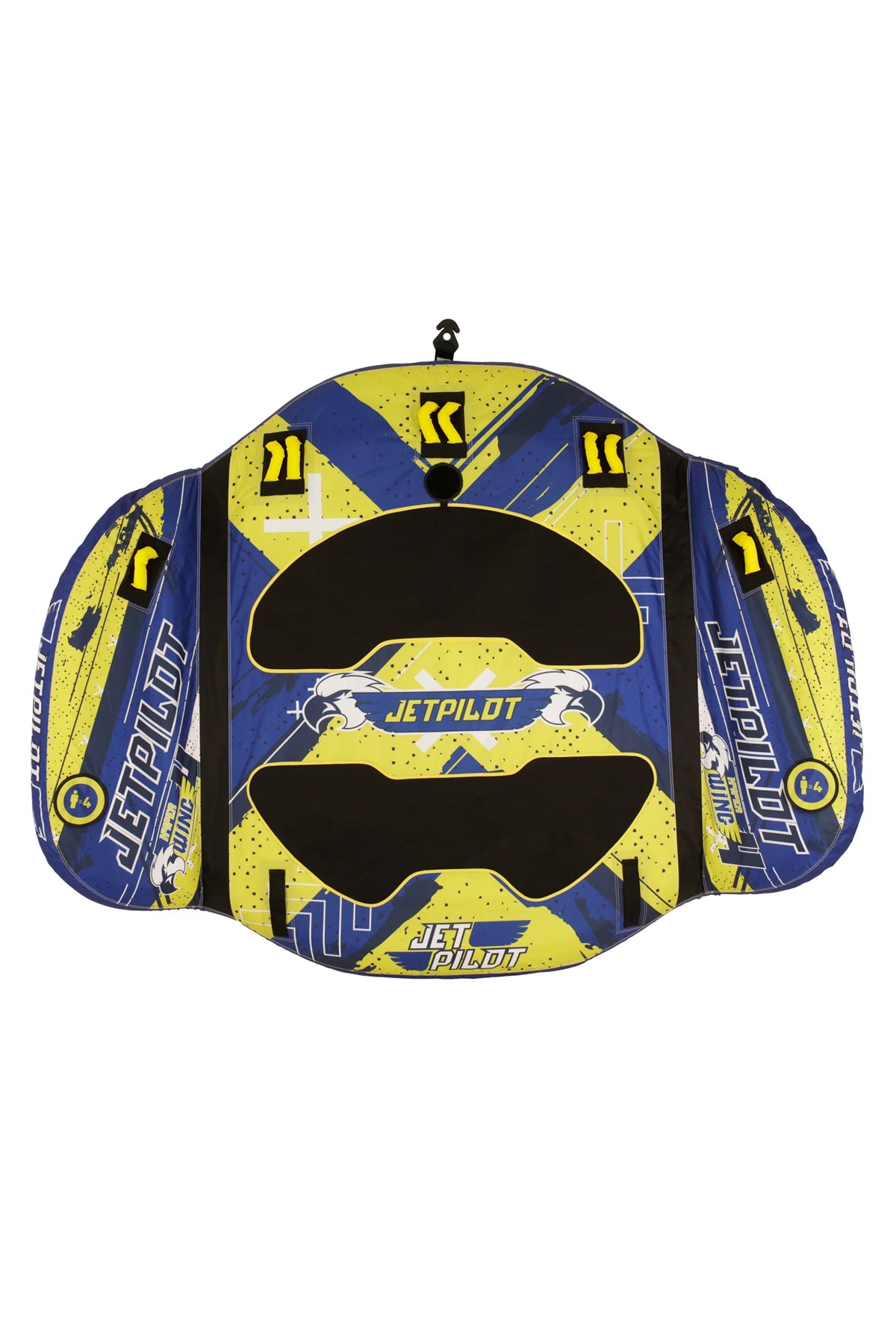 Jetpilot Hyper Wing 4 Person Ski Tube - Blue/Yellow