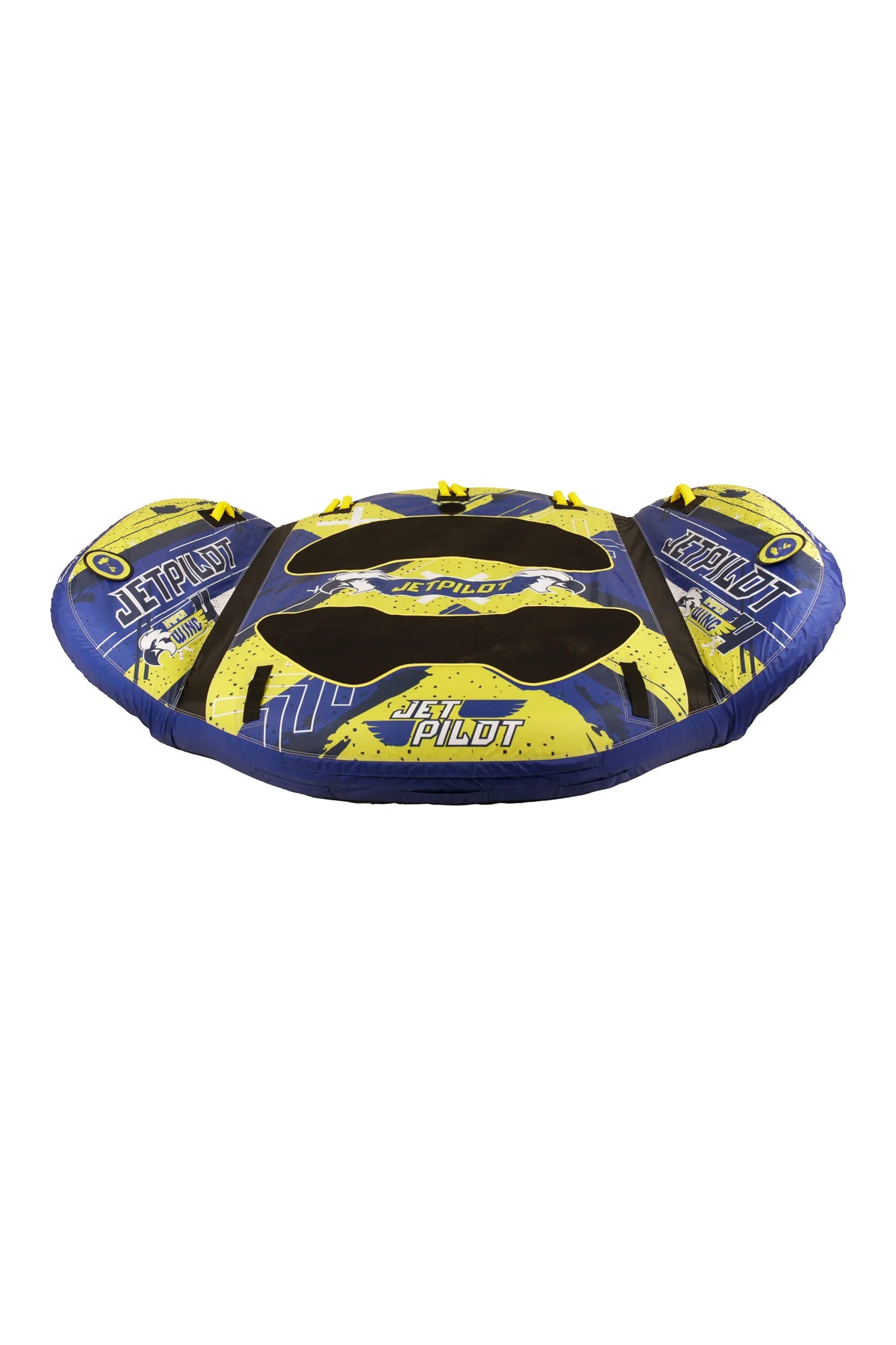 Jetpilot Hyper Wing 4 Person Ski Tube - Blue/Yellow