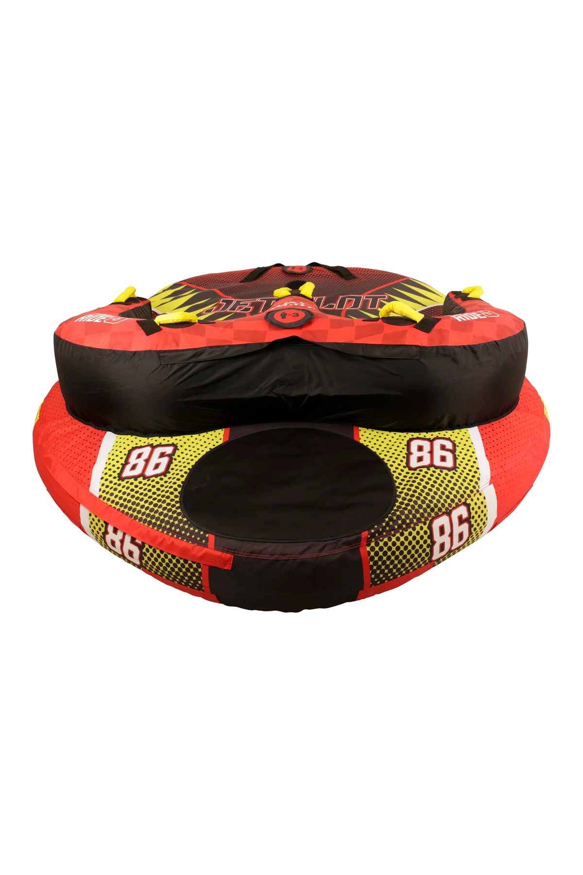 Jetpilot Freeride 3 Person Ski Tube - Red/Yellow