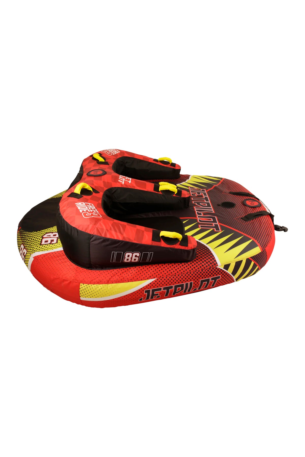 Jetpilot Freeride 3 Person Ski Tube - Red/Yellow