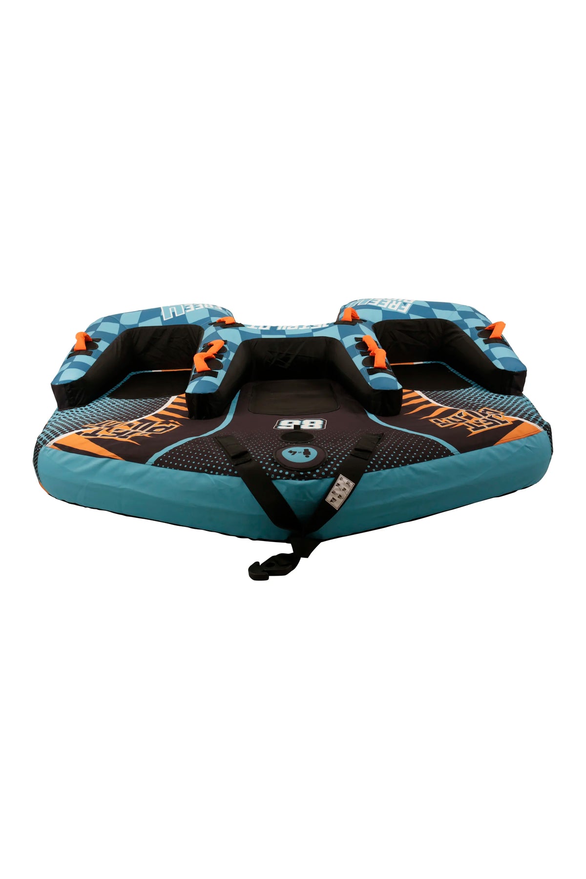 Jetpilot Freeride 4 Person Ski Tube - Blue/Orange