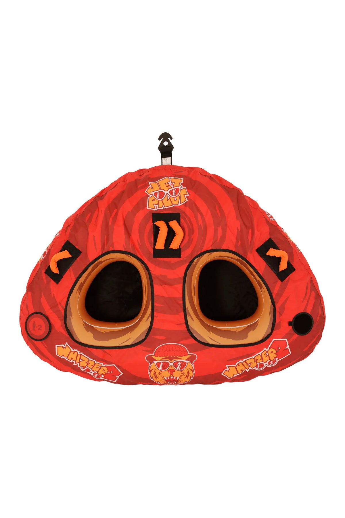 Jetpilot Whizzer 2 Person Ski Tube - Red/Orange