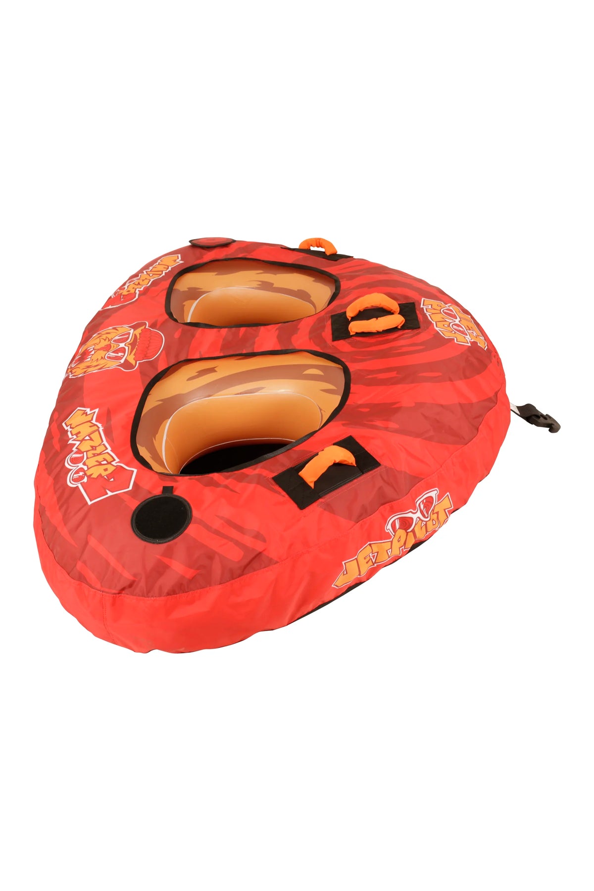 Jetpilot Whizzer 2 Person Ski Tube - Red/Orange