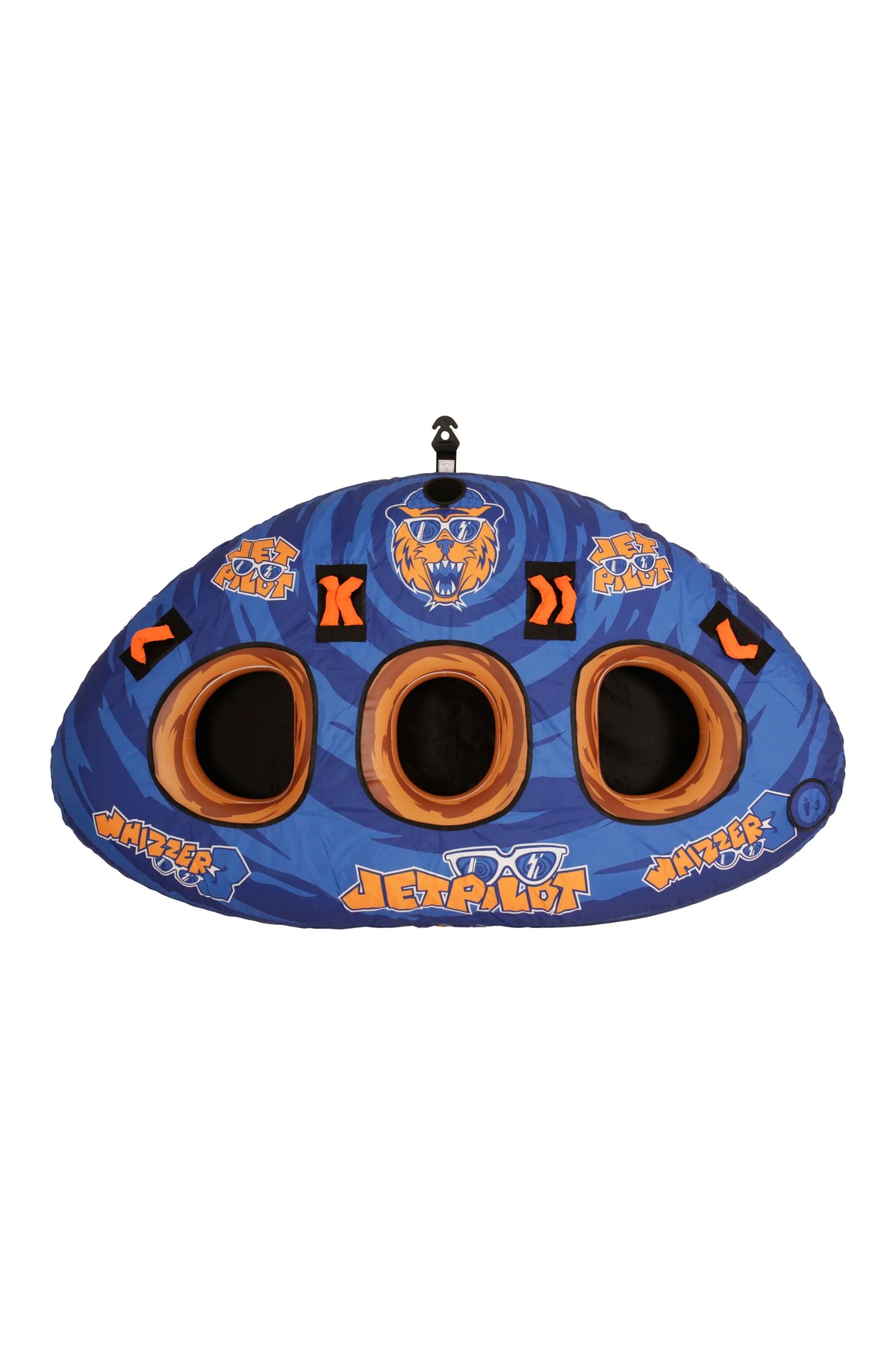 Jetpilot Whizzer 3 Person Ski Tube - Blue/Orange