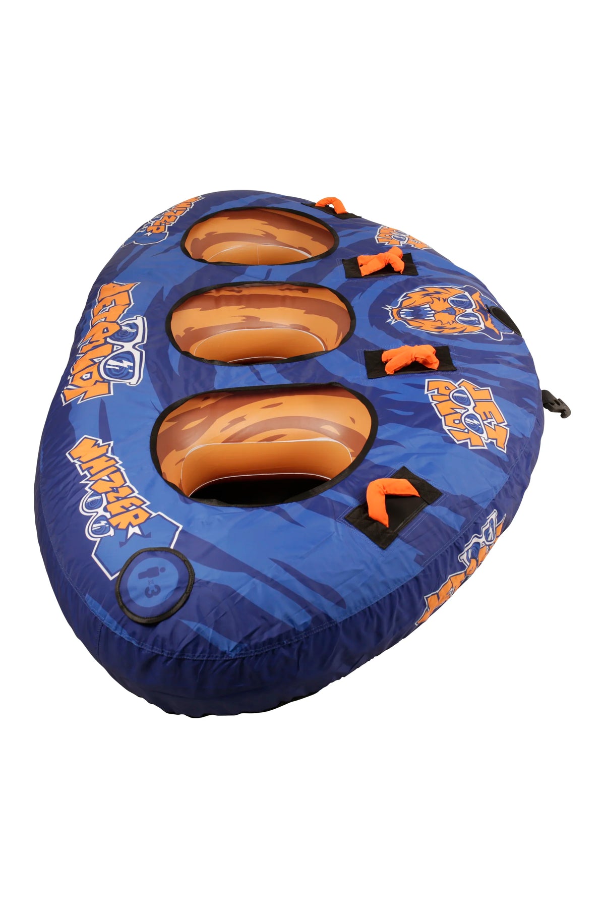 Jetpilot Whizzer 3 Person Ski Tube - Blue/Orange