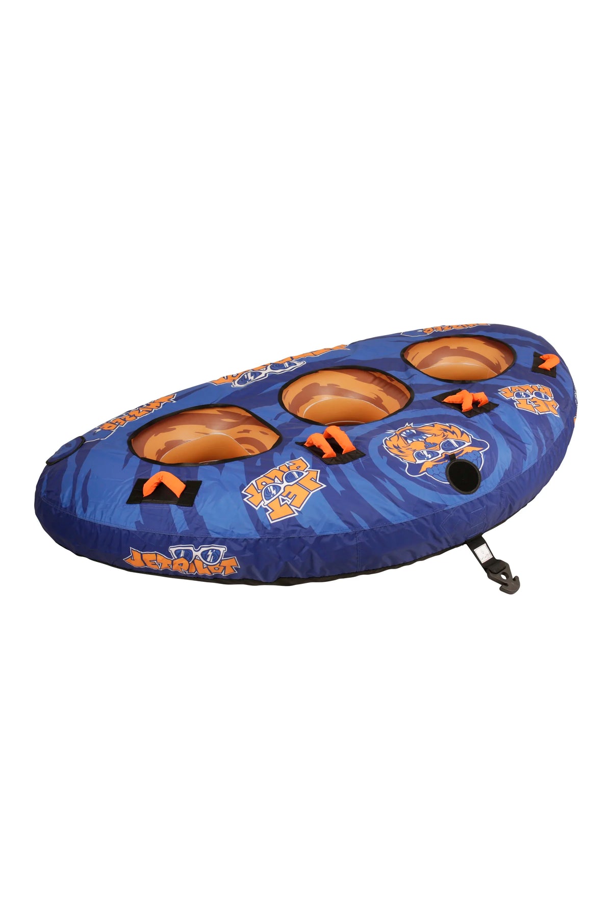 Jetpilot Whizzer 3 Person Ski Tube - Blue/Orange