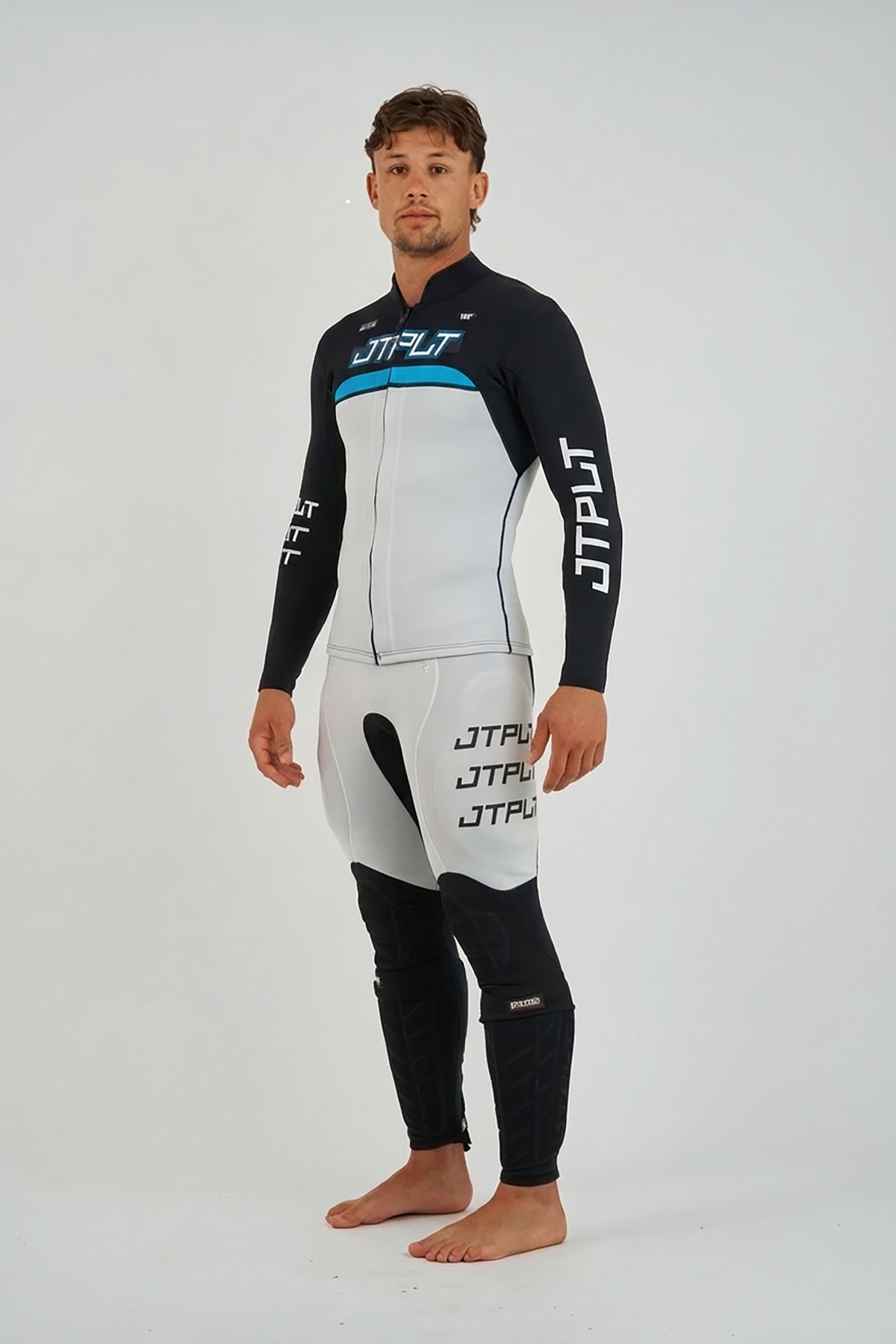 Jetpilot Vault Mens Race Wetsuit Jacket - Black/Blue