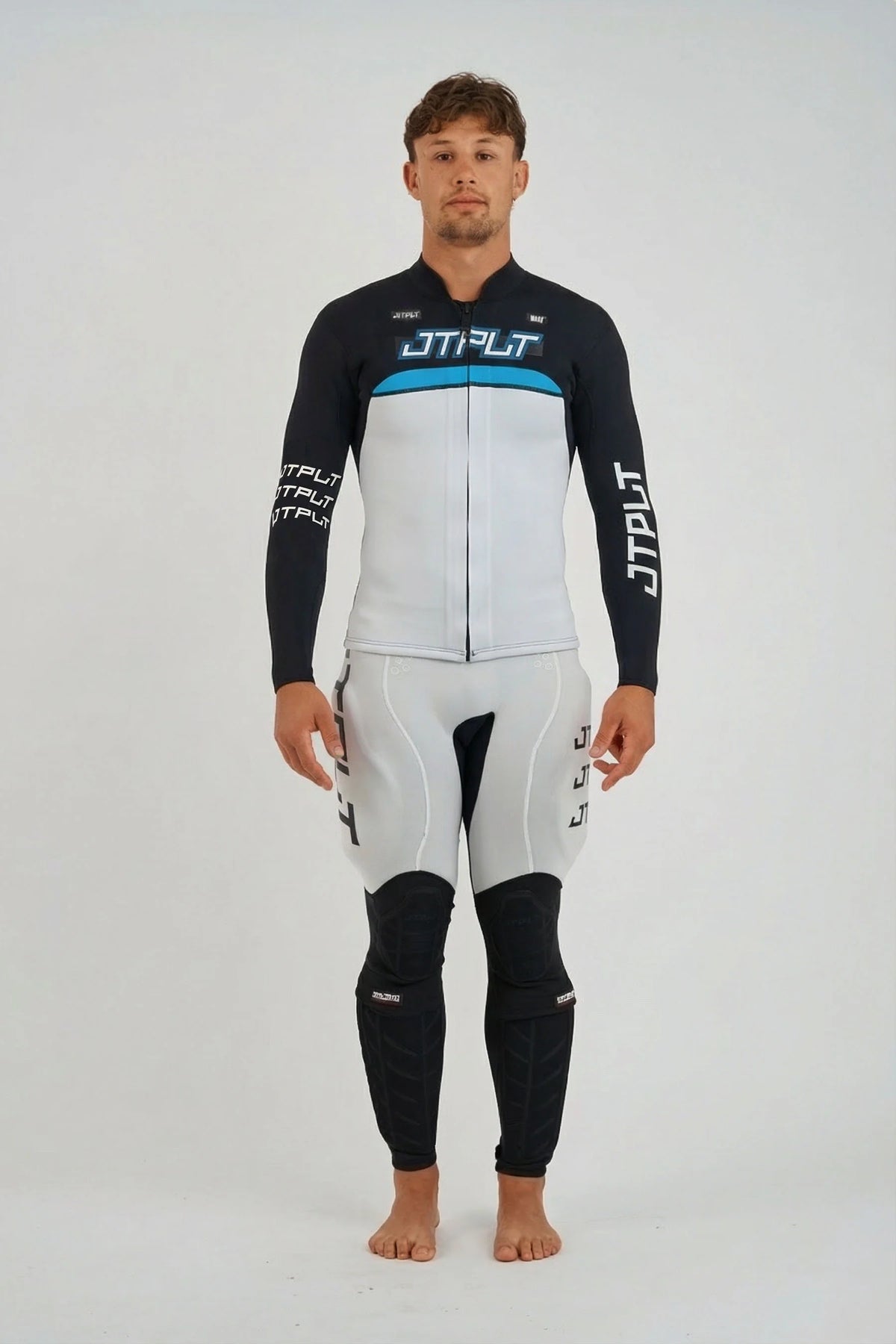 Jetpilot Vault Mens Race Wetsuit Jacket - Black/Blue