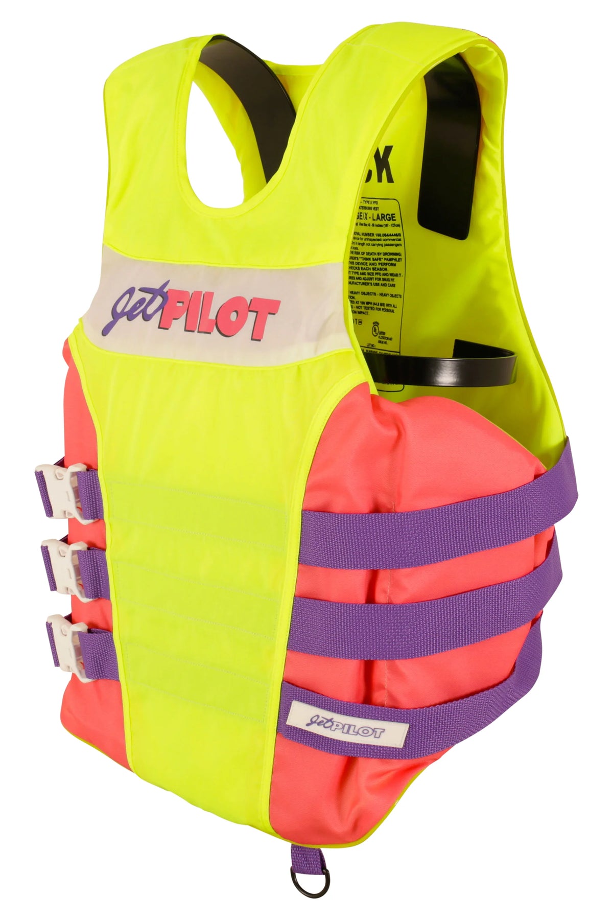 Jetpilot Retro Life Jacket - Retro Yellow