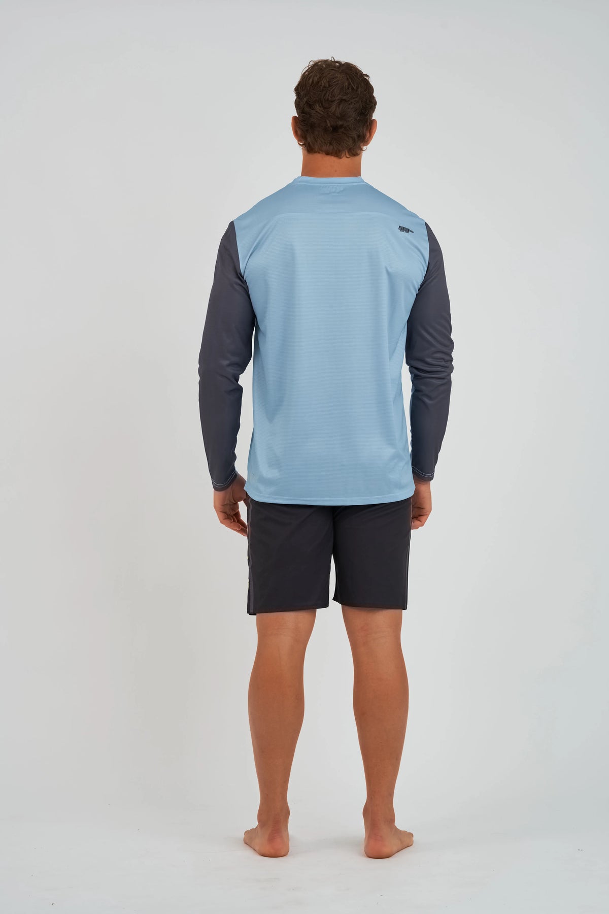 Jetpilot Venture Mens Long Sleeve Hydro Tee - Steel Blue