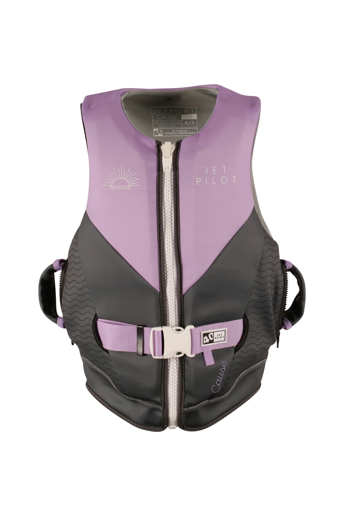 Front of the Purple Cause Ladies with the hidden Supergrip handles pulled out at each side