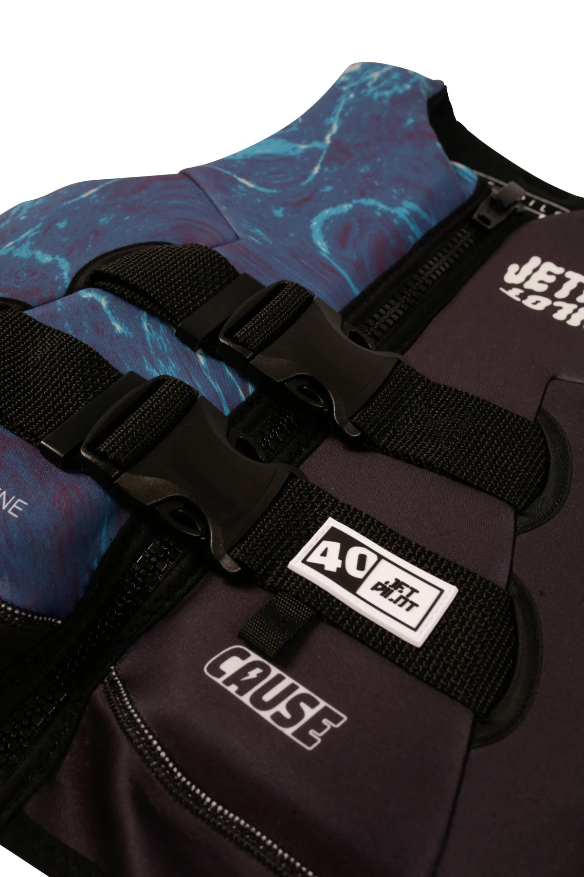 Jetpilot Cause Boys Life Jacket - Black/Blue