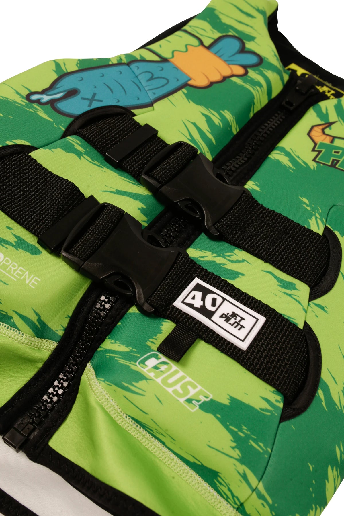 Jetpilot Cause Boys Life Jacket - Green