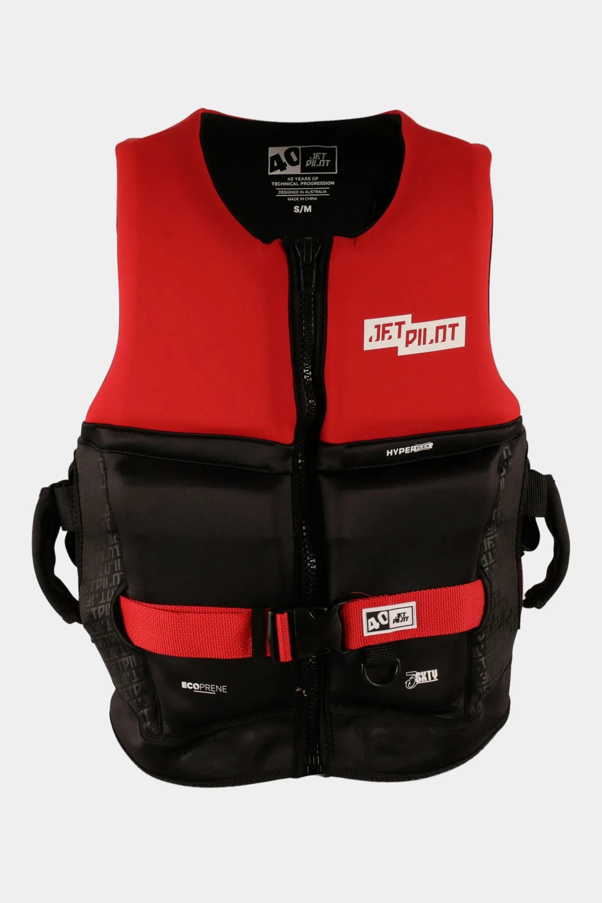 Jetpilot 360 Hyperflex Jet Ski Life Jacket - Red L50