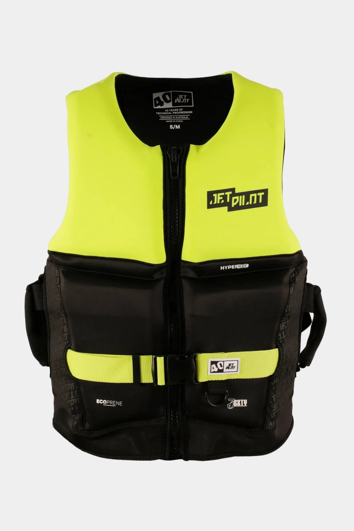 Jetpilot 360 Hyperflex Jet Ski Life Jacket - Yellow L50