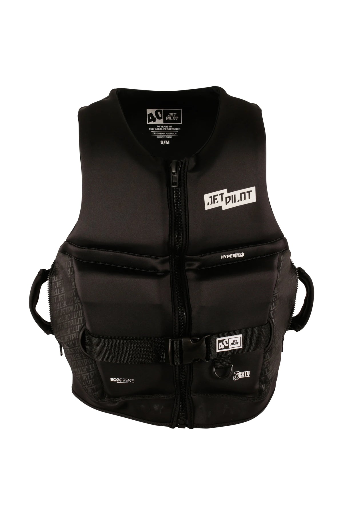 Jetpilot 360 Hyperflex Jet Ski Life Jacket - Black