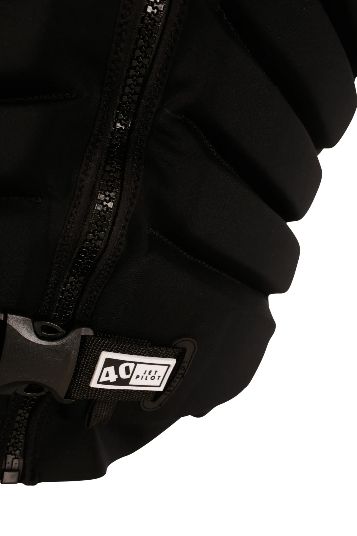 Black PK Lok zip and waist buckle with the 40 tab on the Black Zahra X1