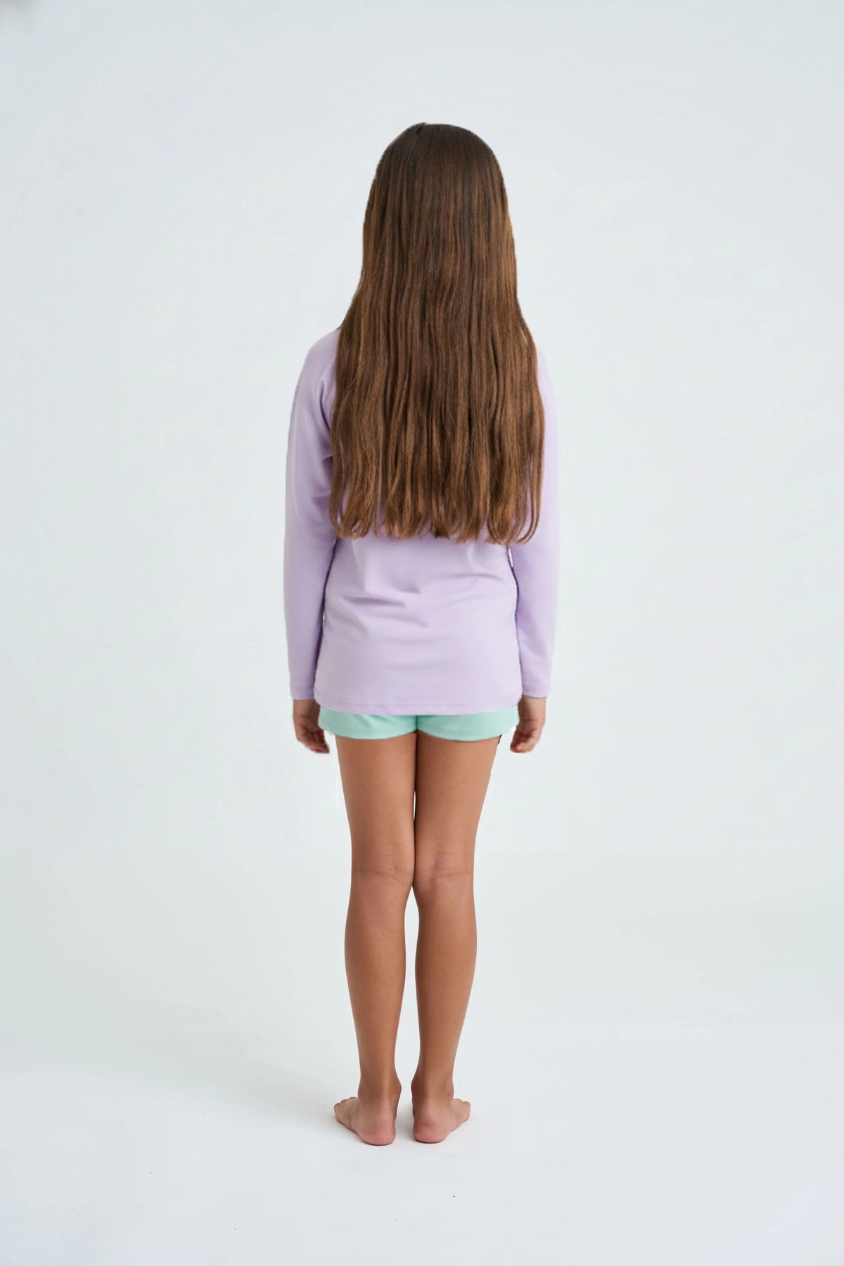 Jetpilot Youth Girls Long Sleeve Rashie Set - Purple
