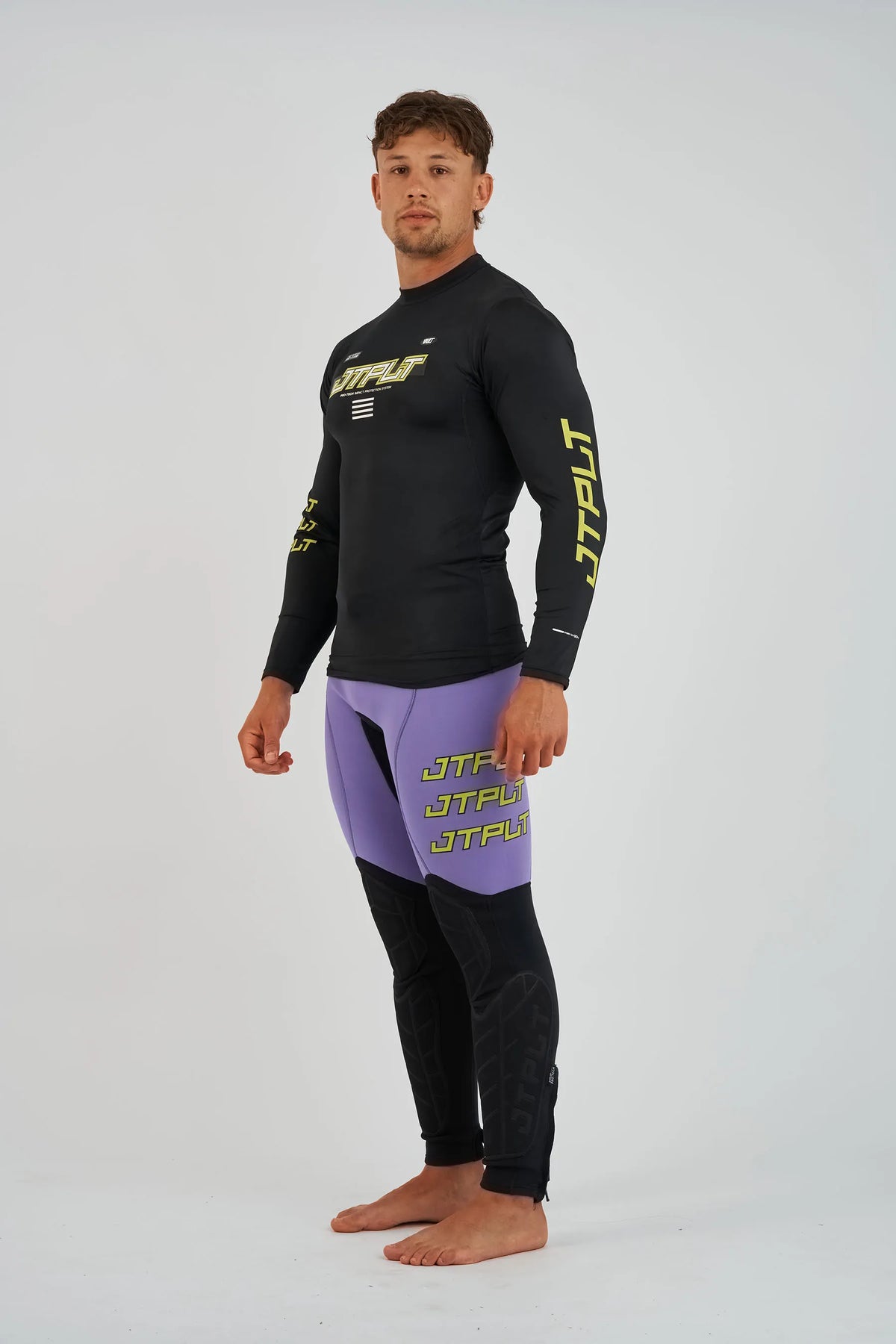 Jetpilot Vault Mens Long Sleeve Rashie - Black