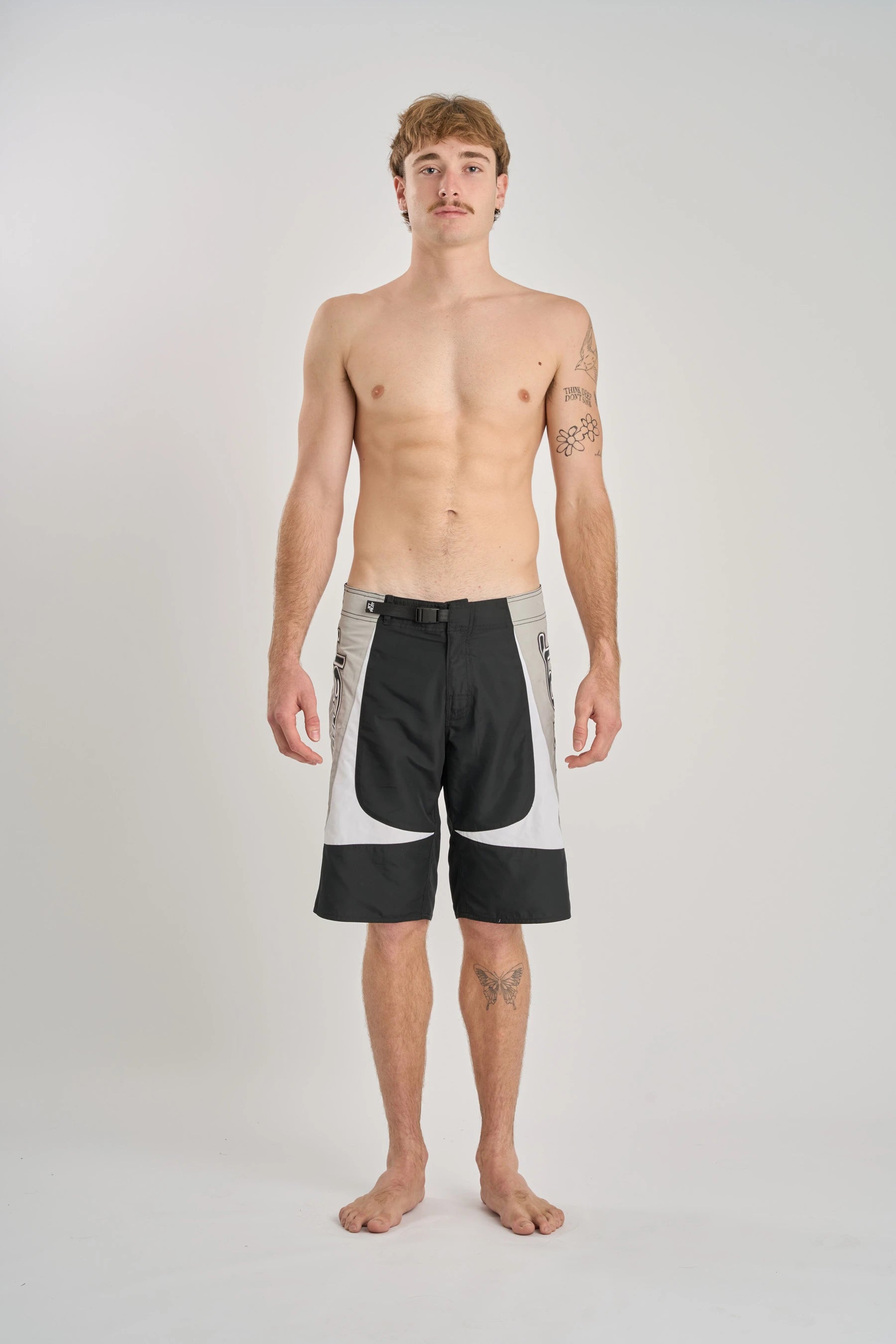 Jetpilot Moto Boardshort - Black/White 5
