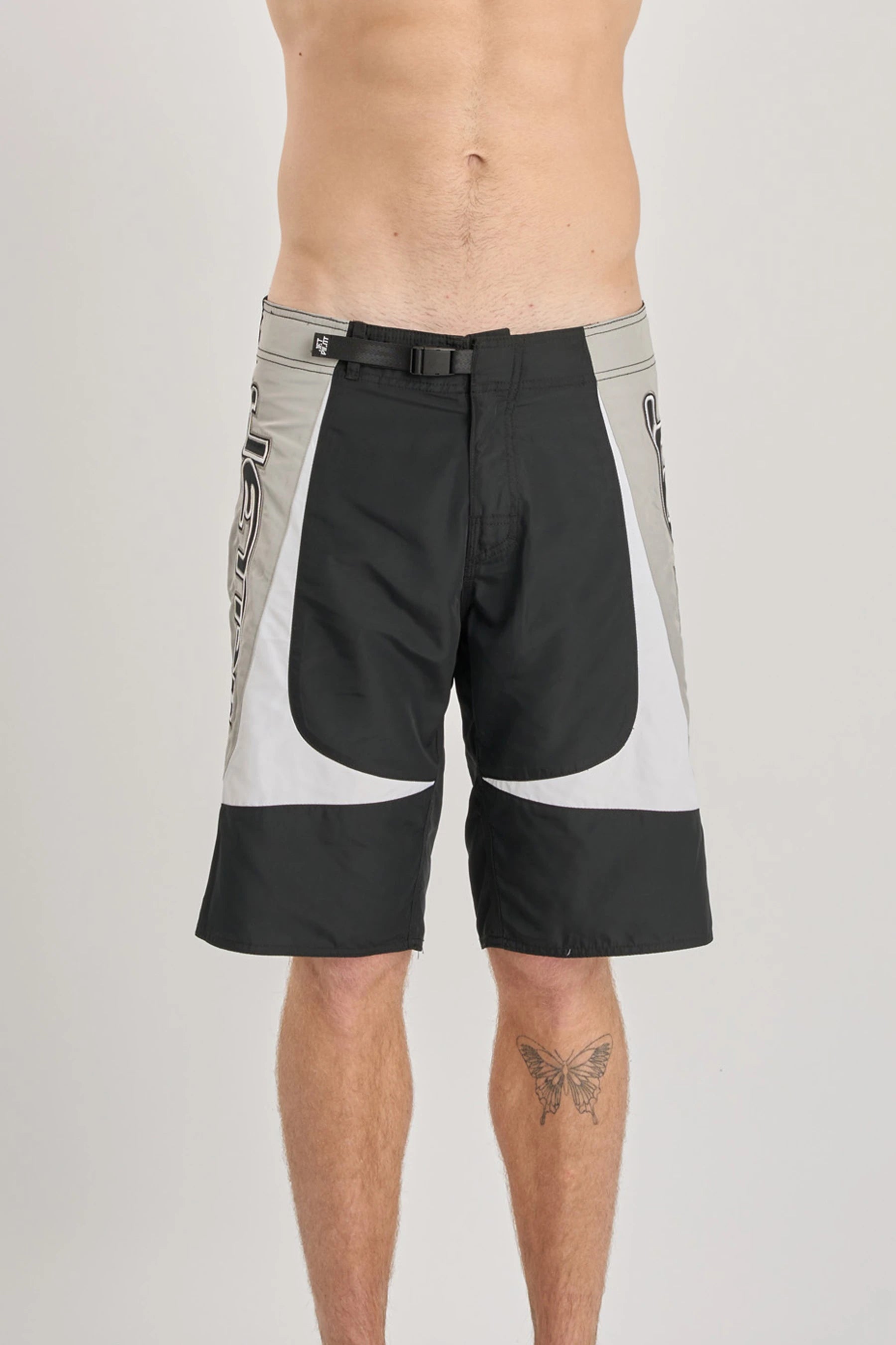 Jetpilot Moto Boardshort - Black/White