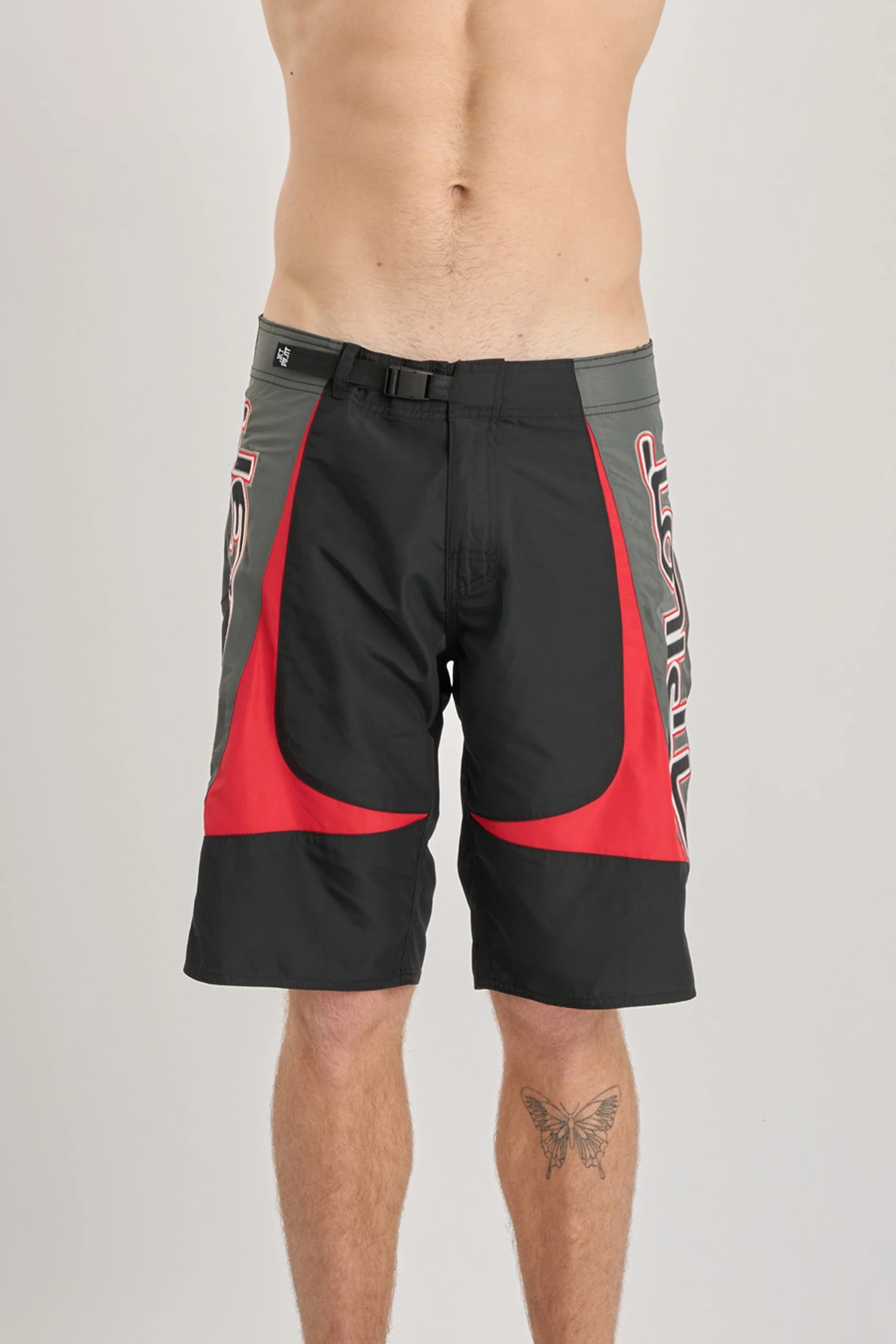 Jetpilot Moto Boardshort - Black/Red
