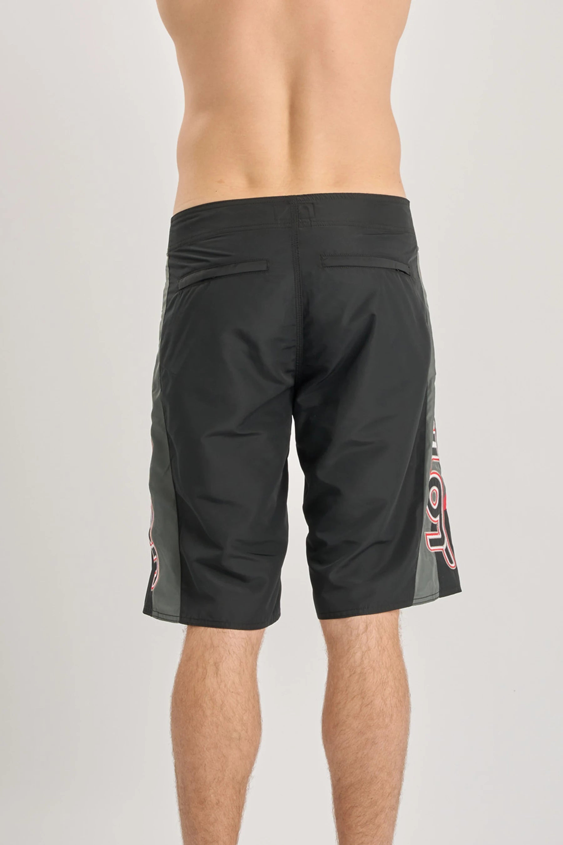 Jetpilot Moto Boardshort - Black/Red 4