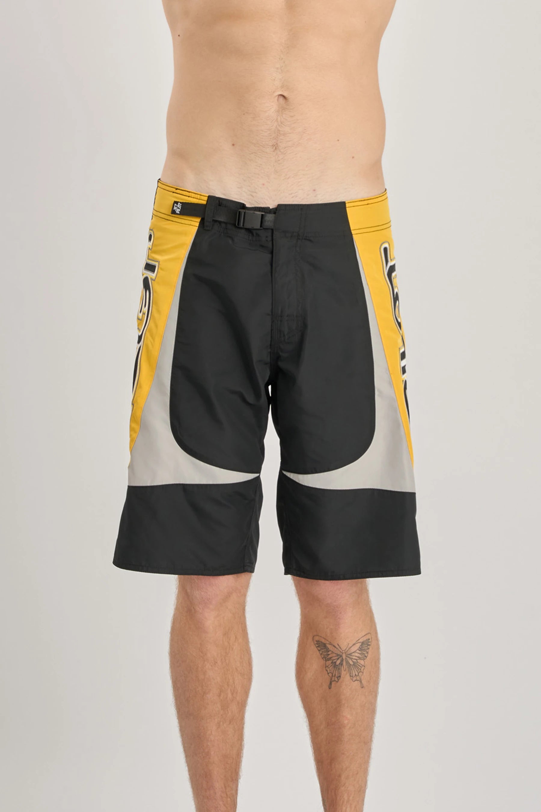 Jetpilot Moto Boardshort - Black/Yellow