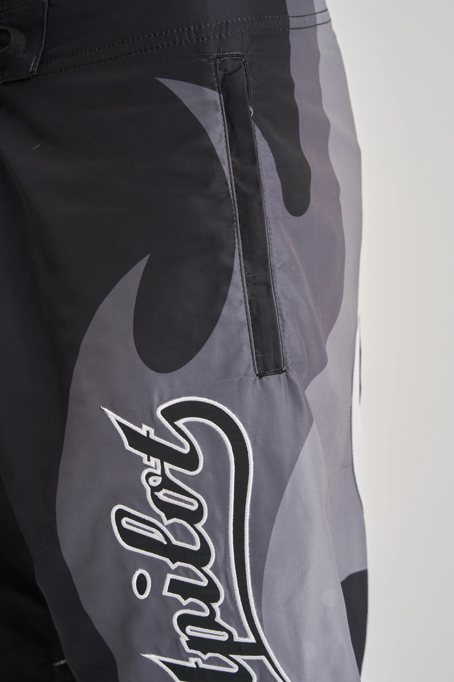 Jetpilot Hardcore Boardshort - Black/White 8