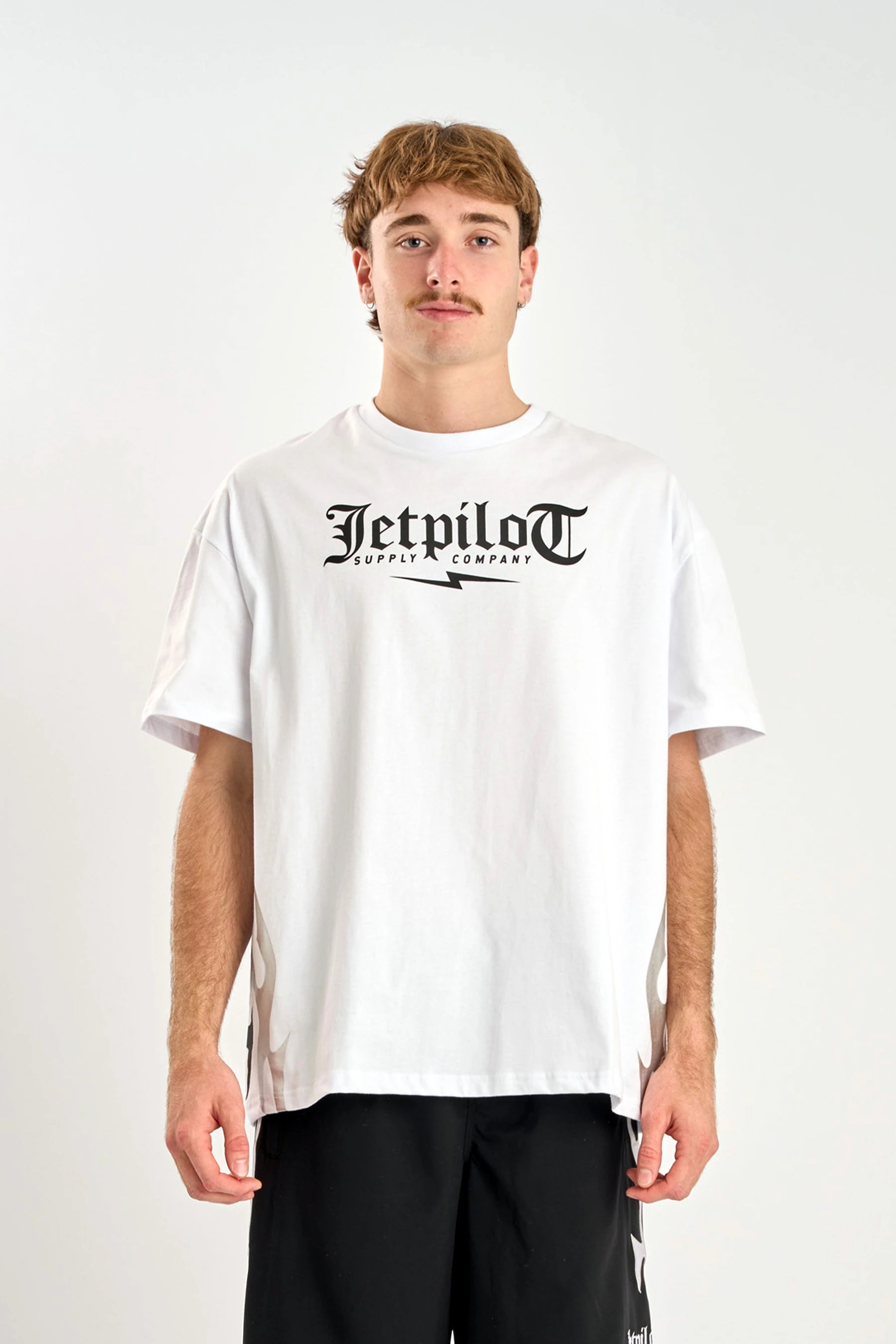 Jetpilot Tribal Heavy Tee - White — image 2