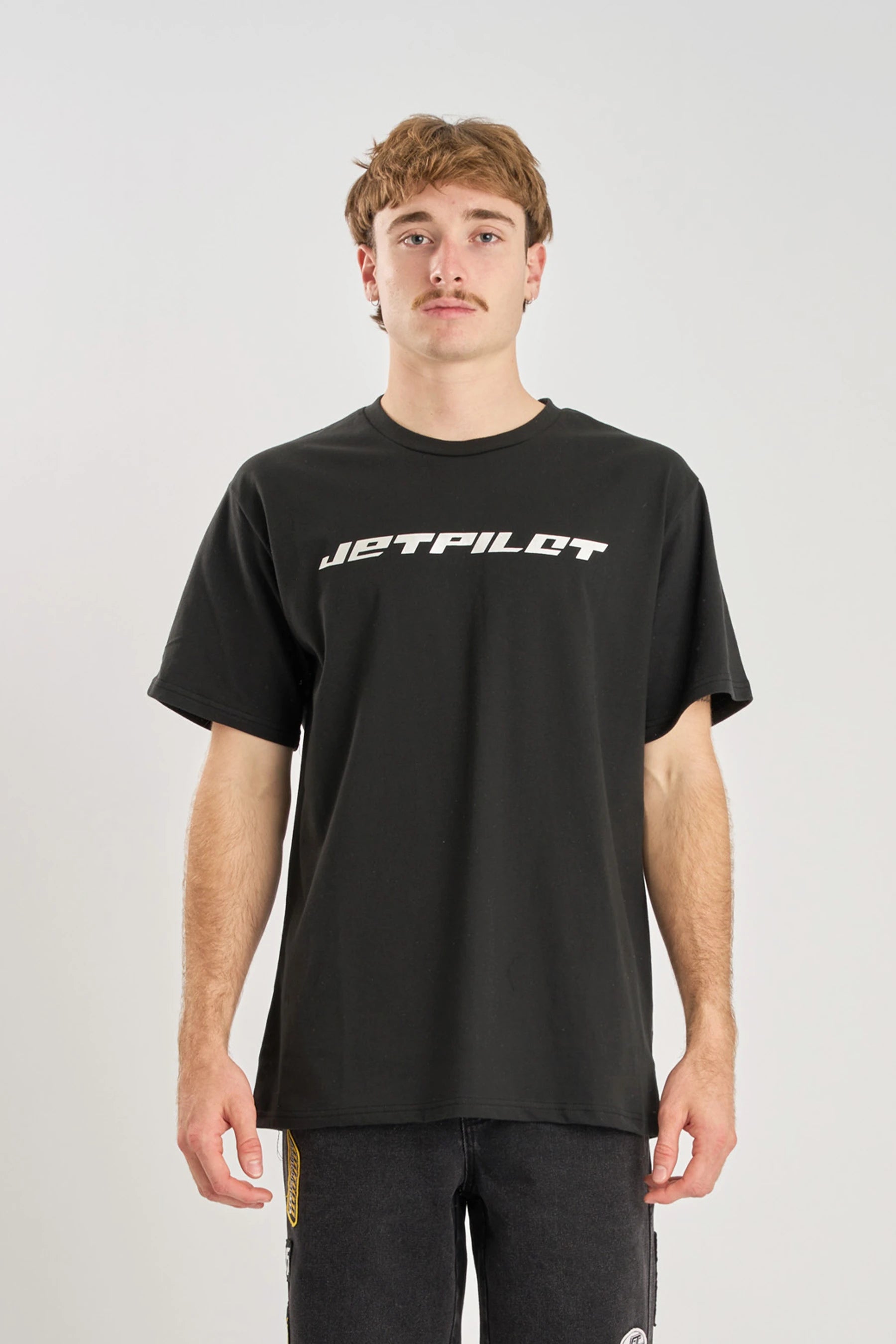 Jetpilot Blade Heavy Tee - Black/Silver — image 2