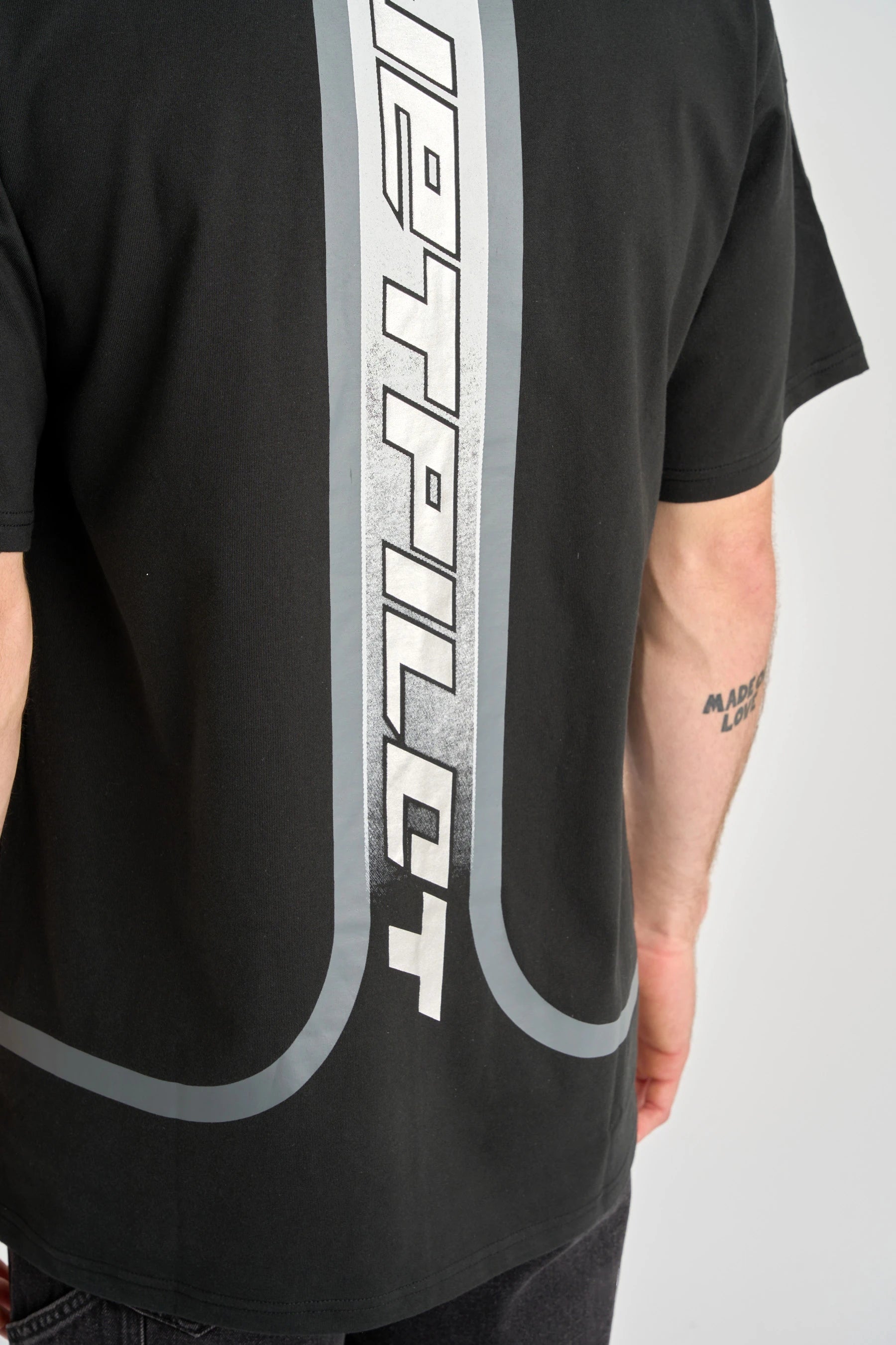 Jetpilot Blade Heavy Tee - Black/Silver - photo 5 — image 2
