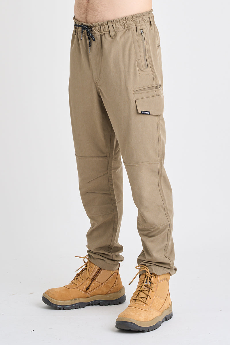 JP Jet-Lite Hybrid Elastic Waist Pant - Khaki