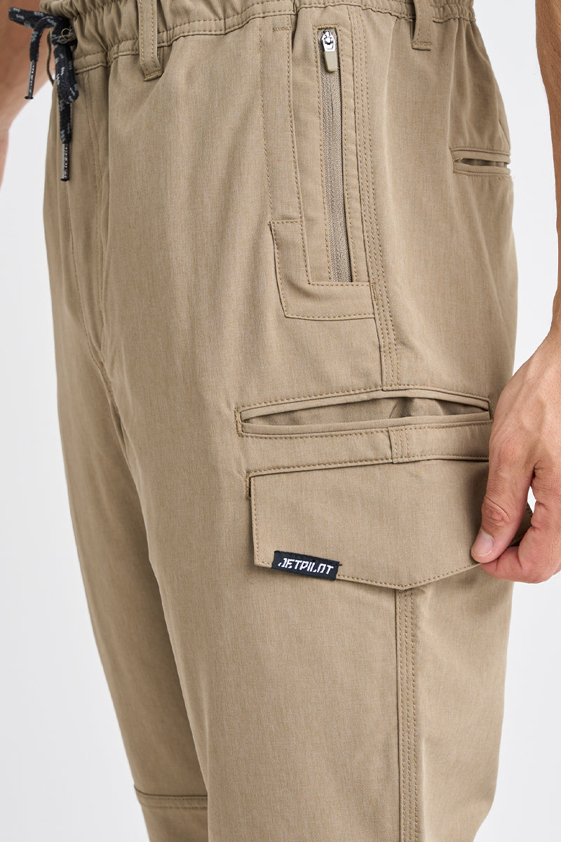 JP Jet-Lite Hybrid Elastic Waist Pant - Khaki