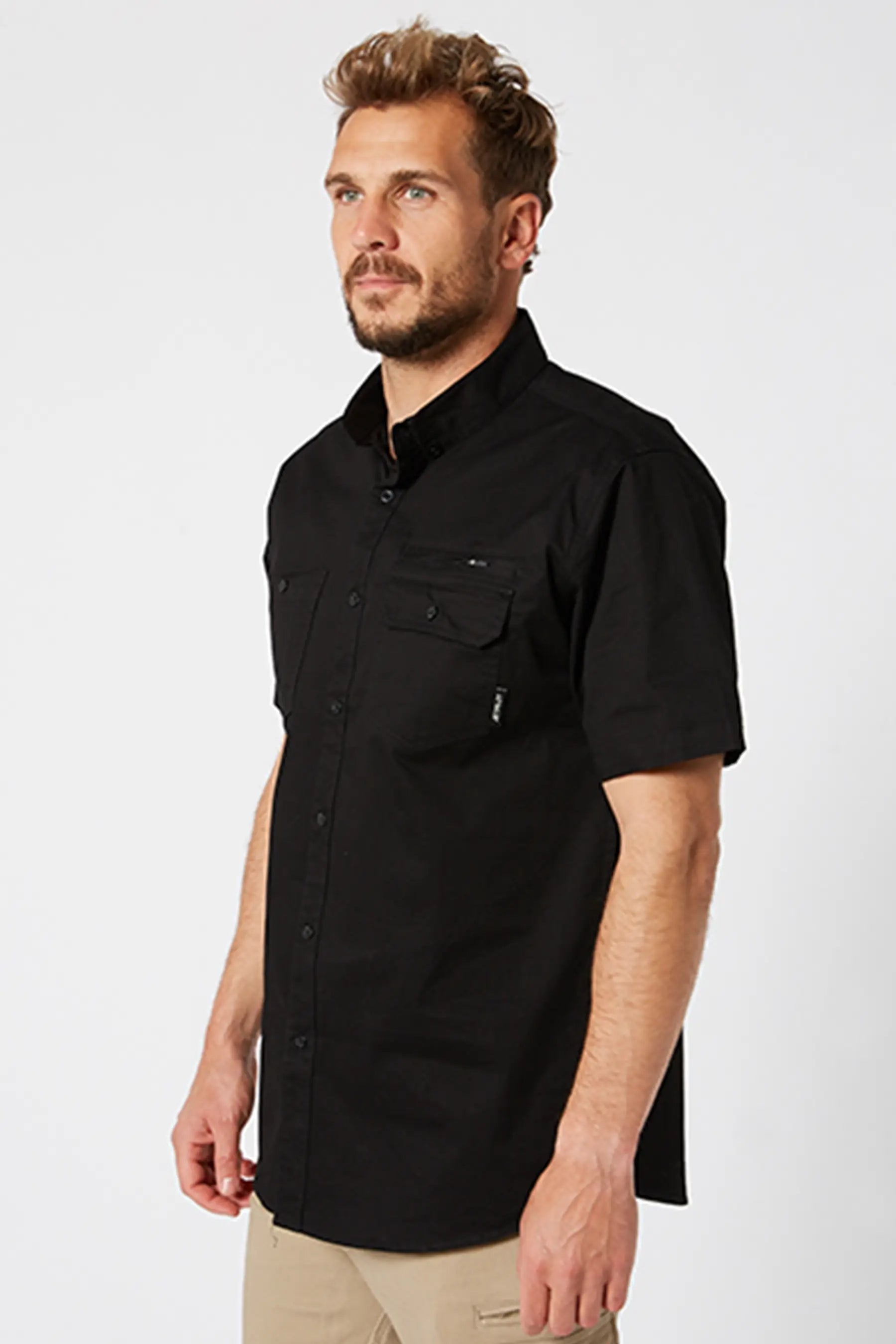 Jetpilot Fueled Short Sleeve Shirt - Black - photo 4 — image 2